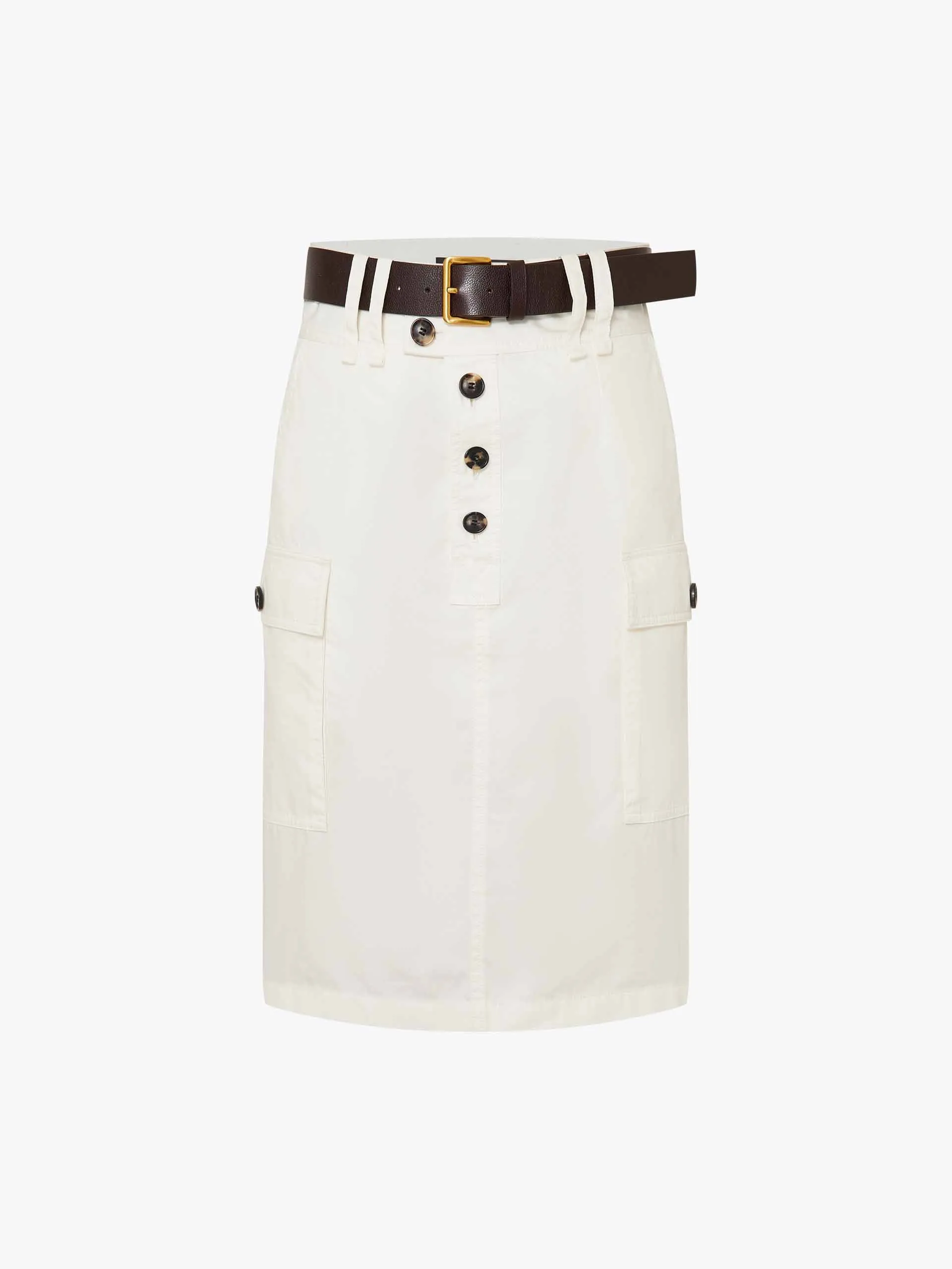 Include Belt Straight Skirt sold by Mo&Co product image thumbnail 5