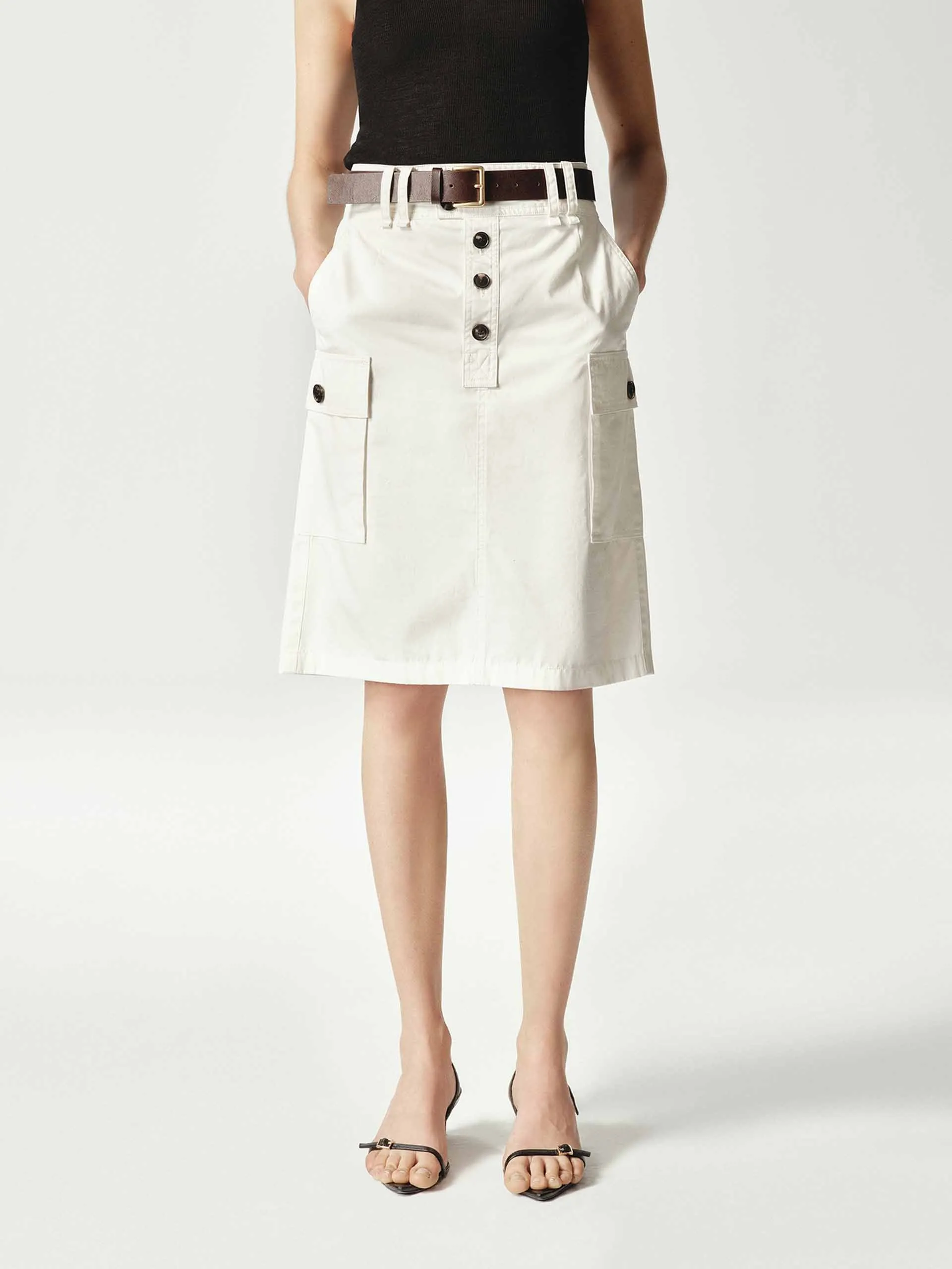 Include Belt Straight Skirt sold by Mo&Co