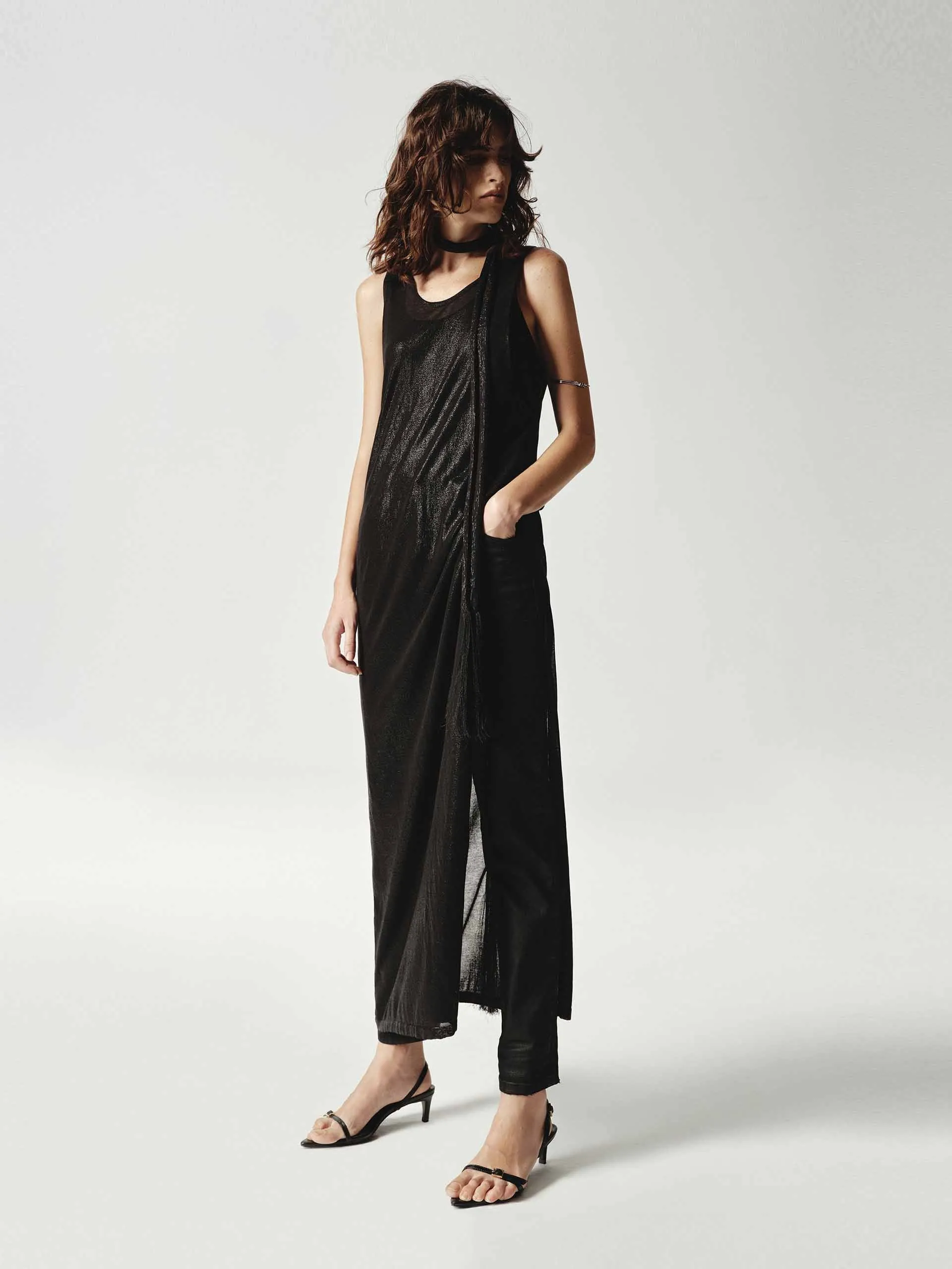 Side Slit Tank Dress sold by Mo&Co product image thumbnail 2