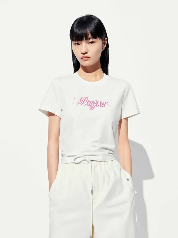 Round Neck Slim Fit T-shirt sold by Mo&Co