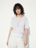 Cotton Linen Knitted Top sold by Mo&Co