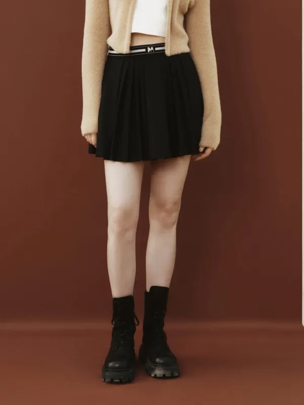Elasticated Waist Pleated Skirt sold by Mo&Co