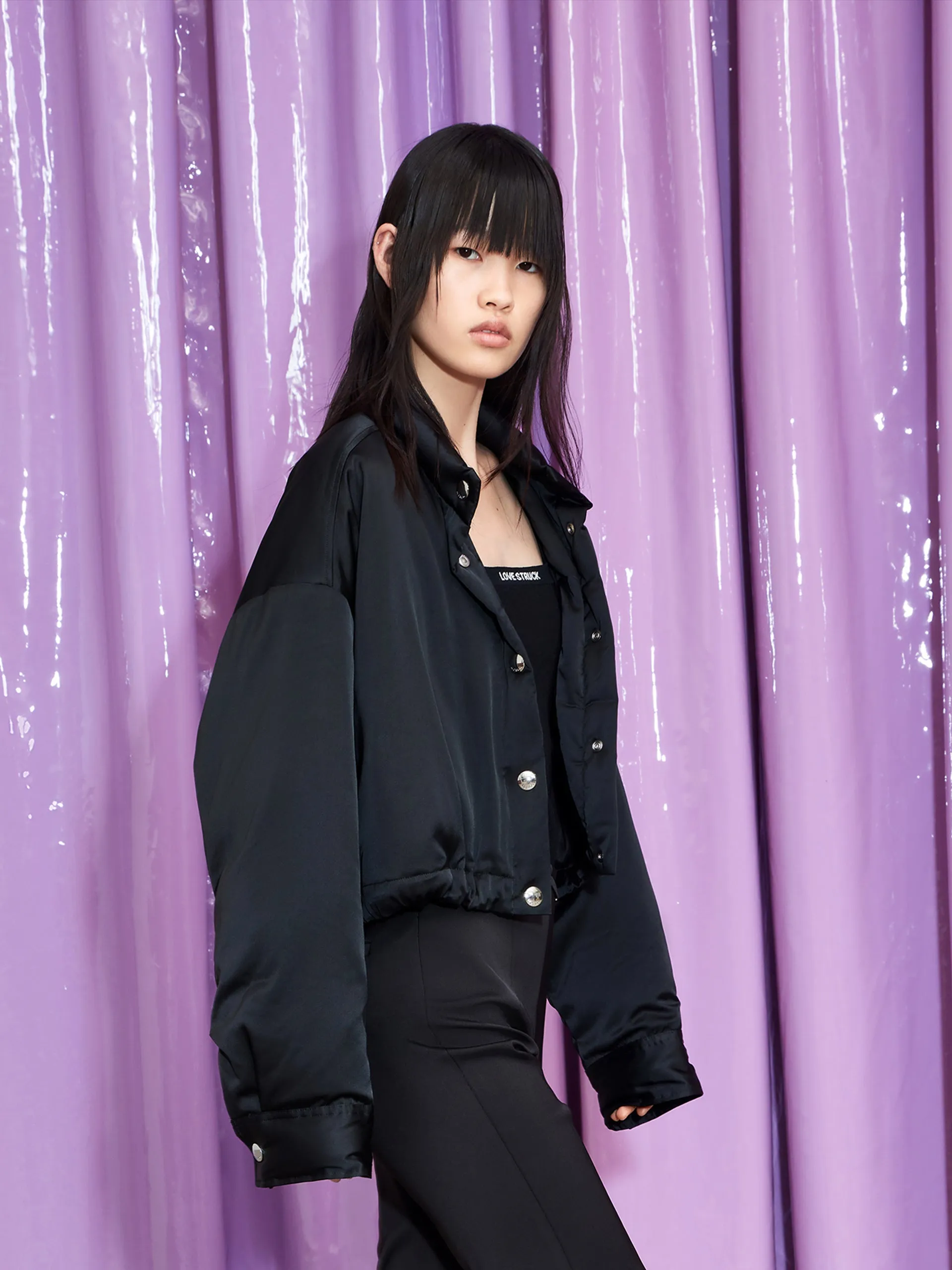 Cropped Classic Down Jacket sold by Mo&Co product image thumbnail 3