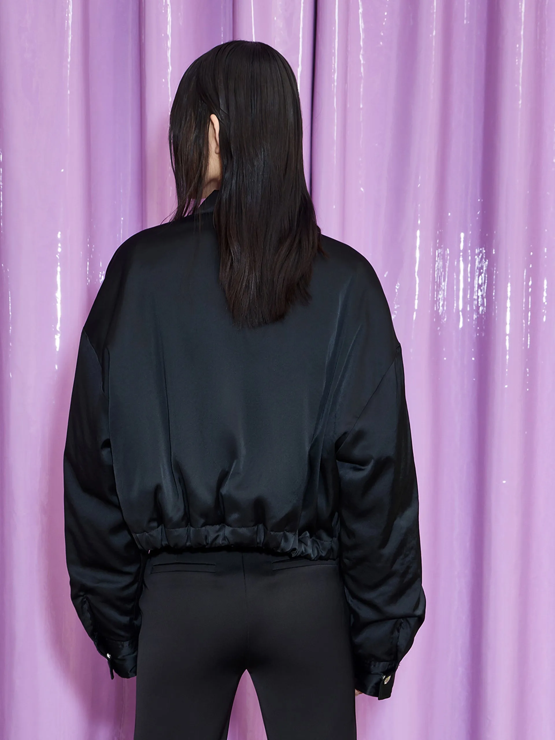 Cropped Classic Down Jacket sold by Mo&Co product image thumbnail 4