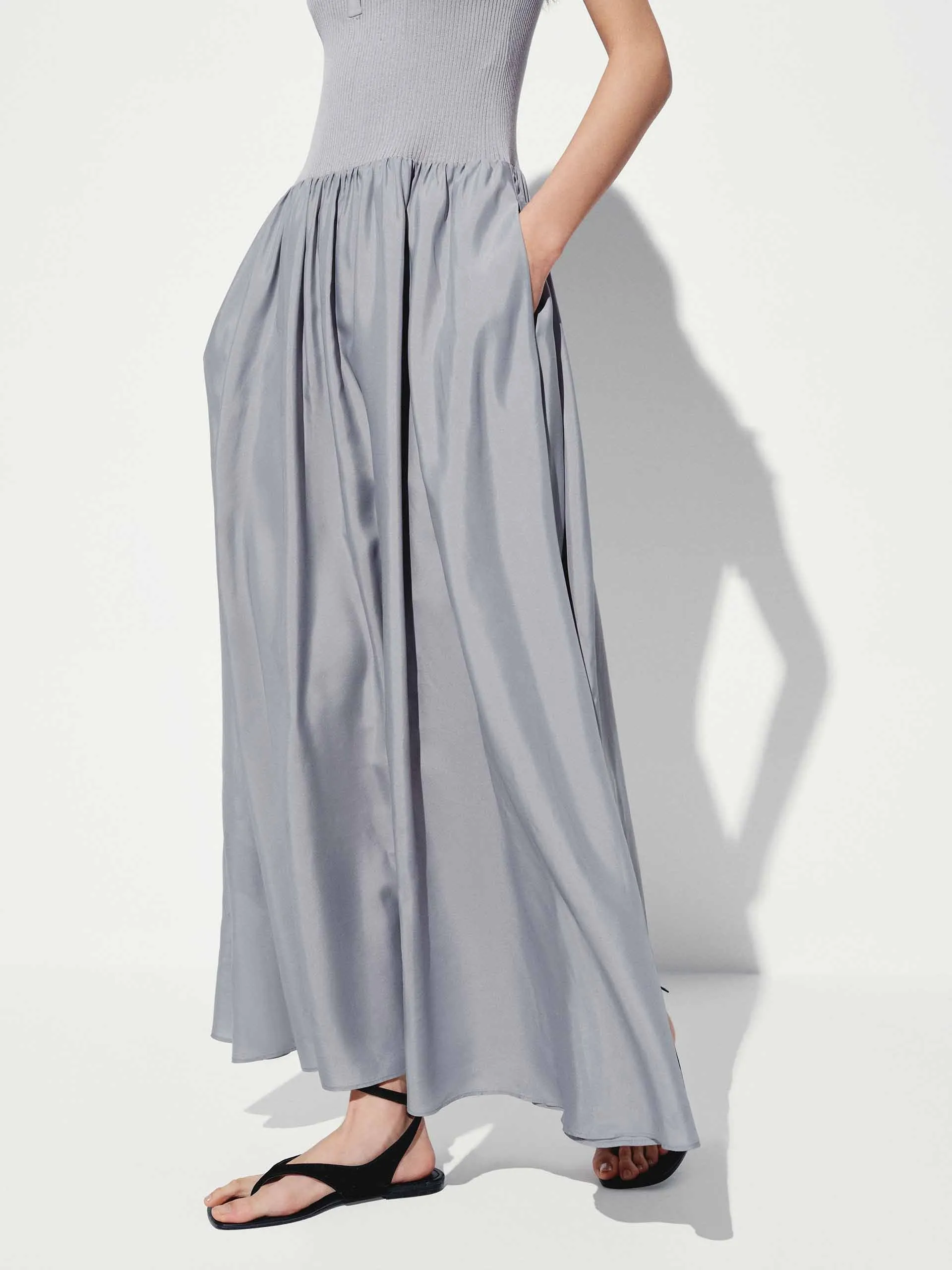 Paneled Short Sleeves Dress sold by Mo&Co product image thumbnail 5