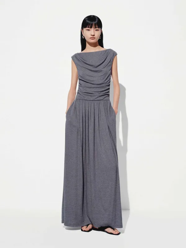 Sleeveless Off-shoulder Dress sold by Mo&Co