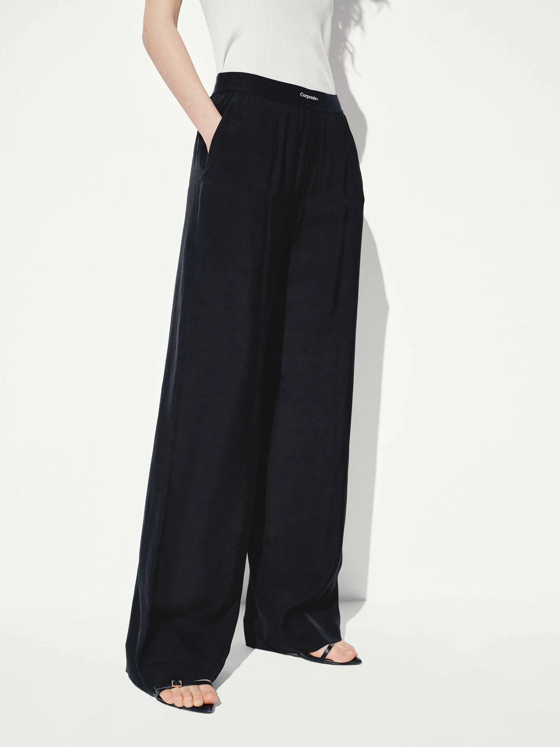 Side Pockets Straight Trousers sold by Mo&Co product image thumbnail 3