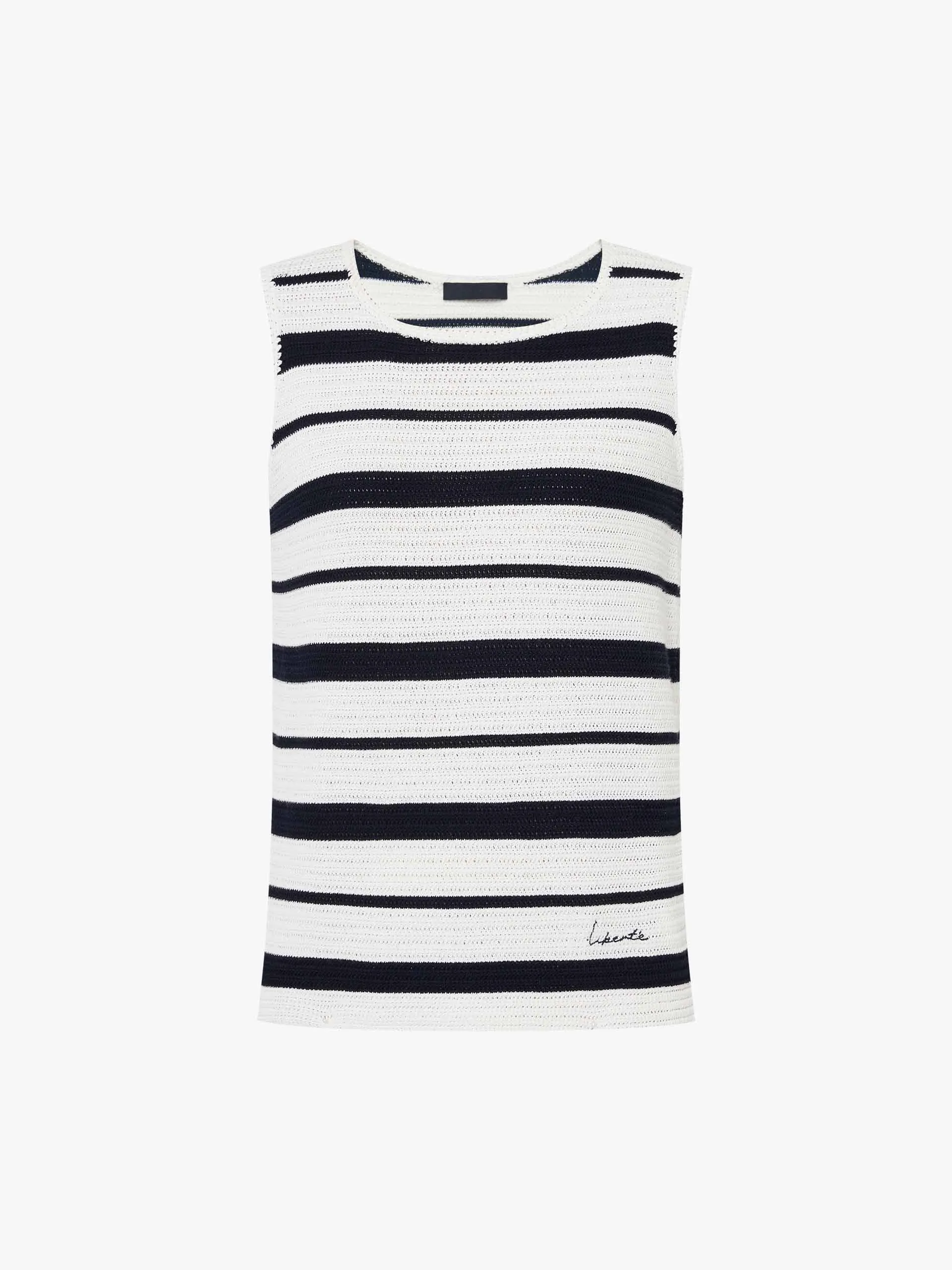 Round Neck Sleeveless Knit Top sold by Mo&Co product image thumbnail 5