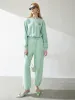 Cotton Blend Cropped Sweatshirt sold by Mo&Co