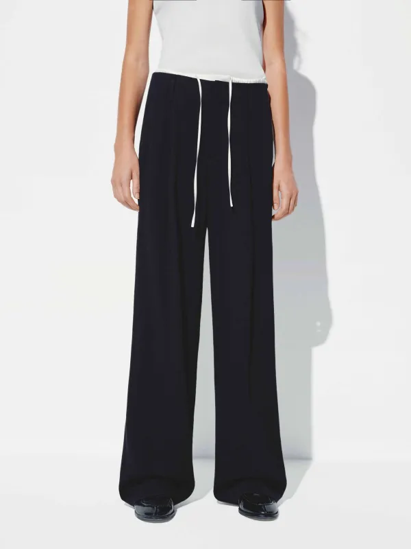 Drawstring Straight Trousers sold by Mo&Co