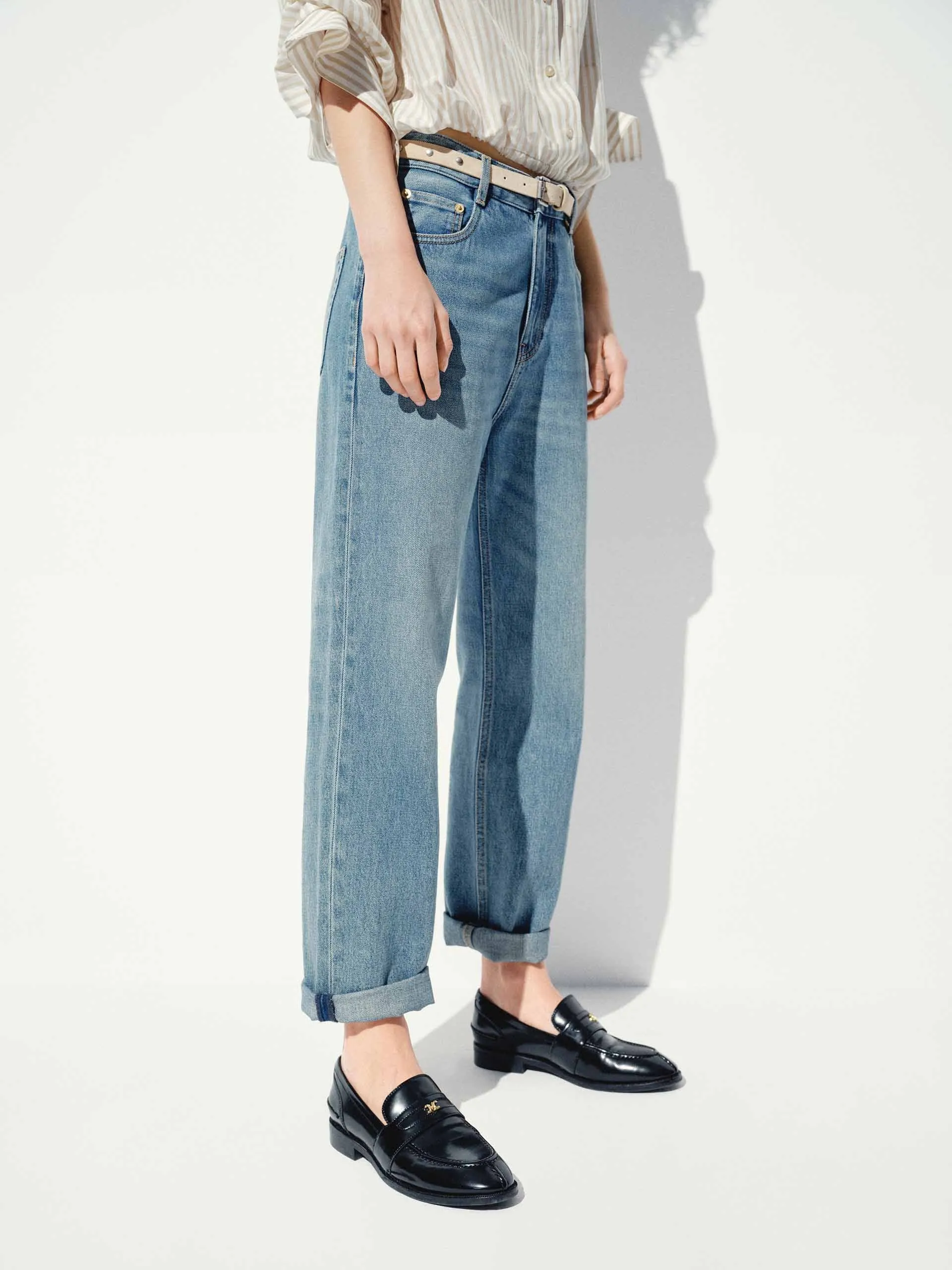 Straight Cotton Wash Jeans sold by Mo&Co product image thumbnail 3