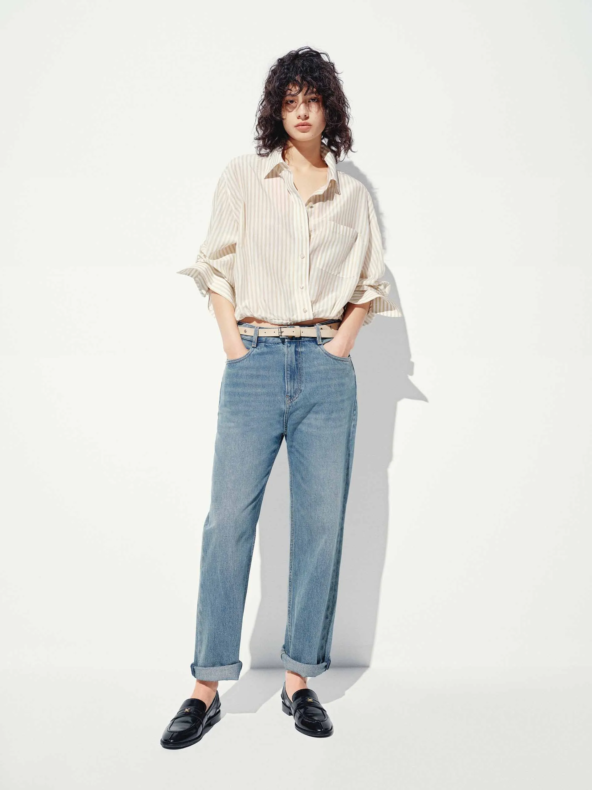 Straight Cotton Wash Jeans sold by Mo&Co product image thumbnail 2