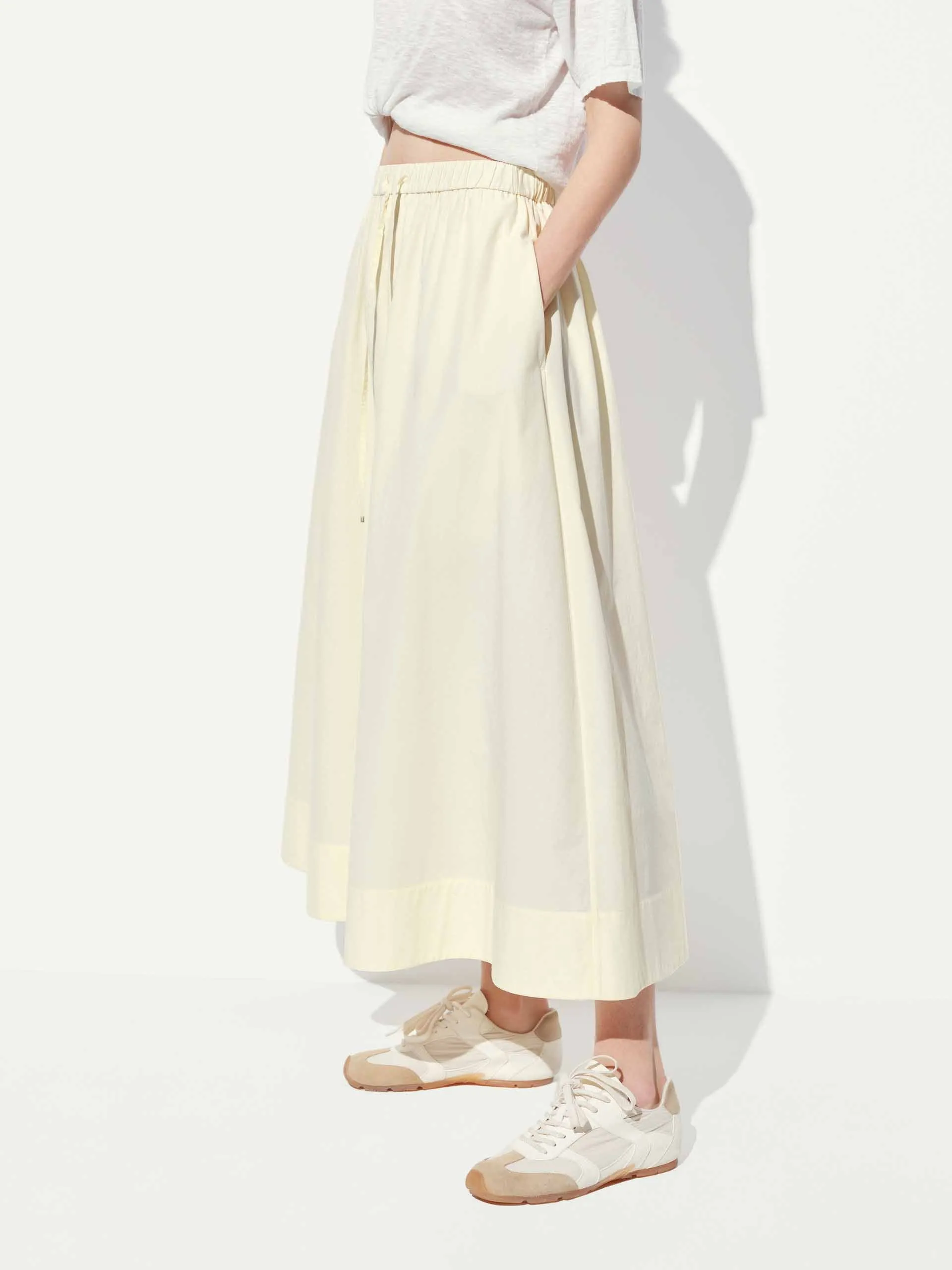 Elasticated Waistband Midi Skirt sold by Mo&Co product image thumbnail 3