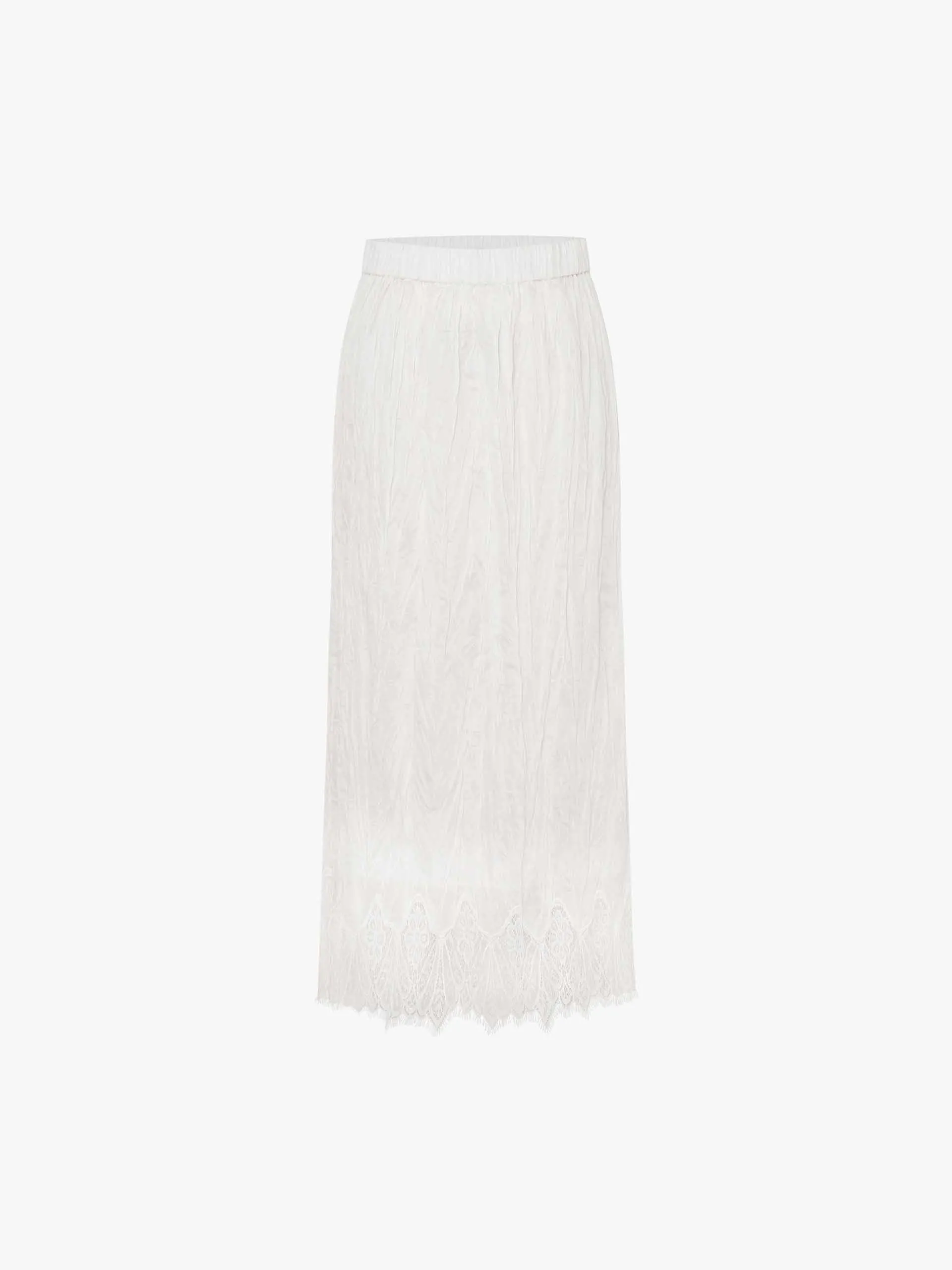 Lace-paneled Pleated Skirt sold by Mo&Co product image thumbnail 5