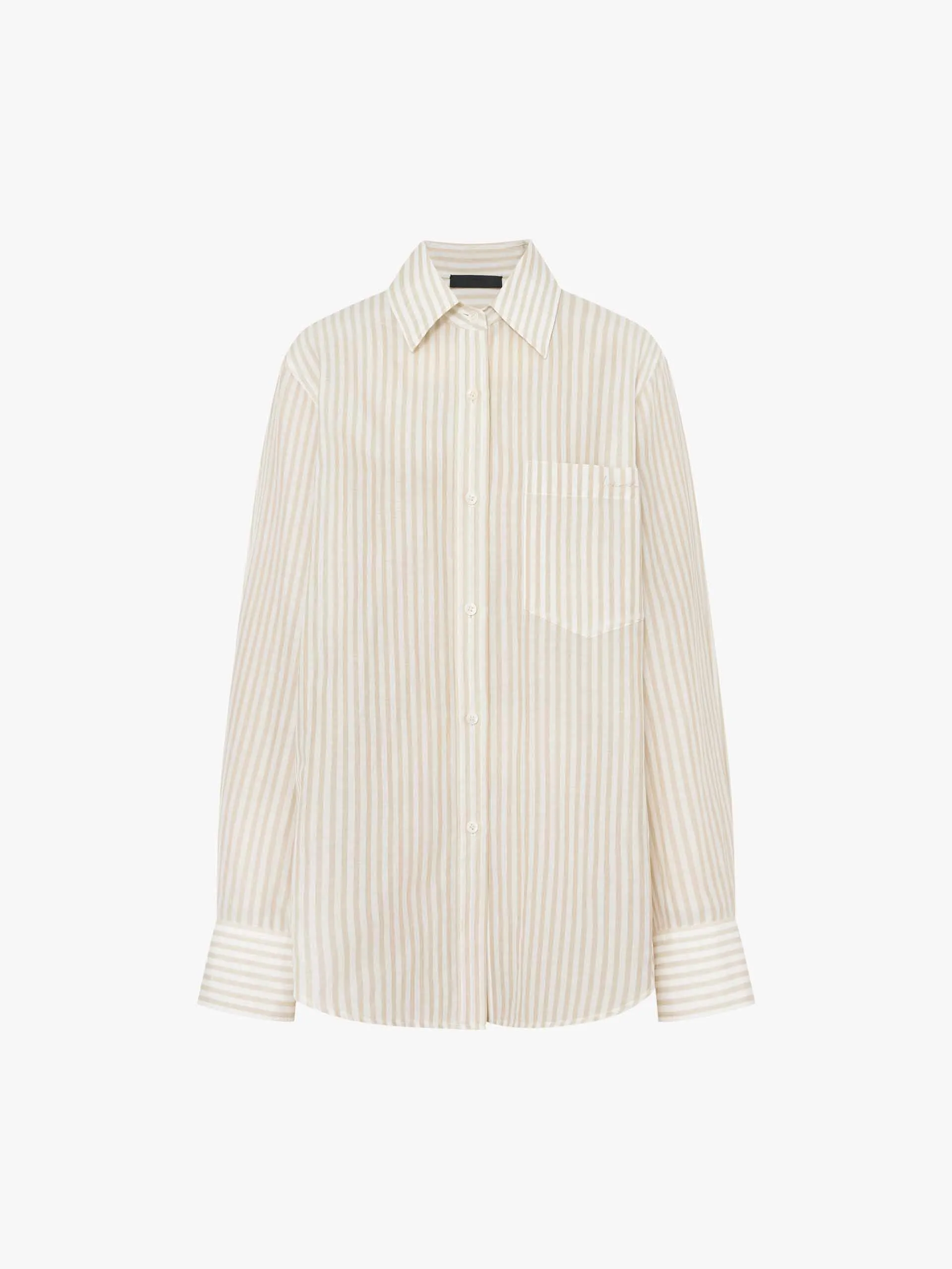 Cotton Silk Striped Shirt sold by Mo&Co product image thumbnail 5