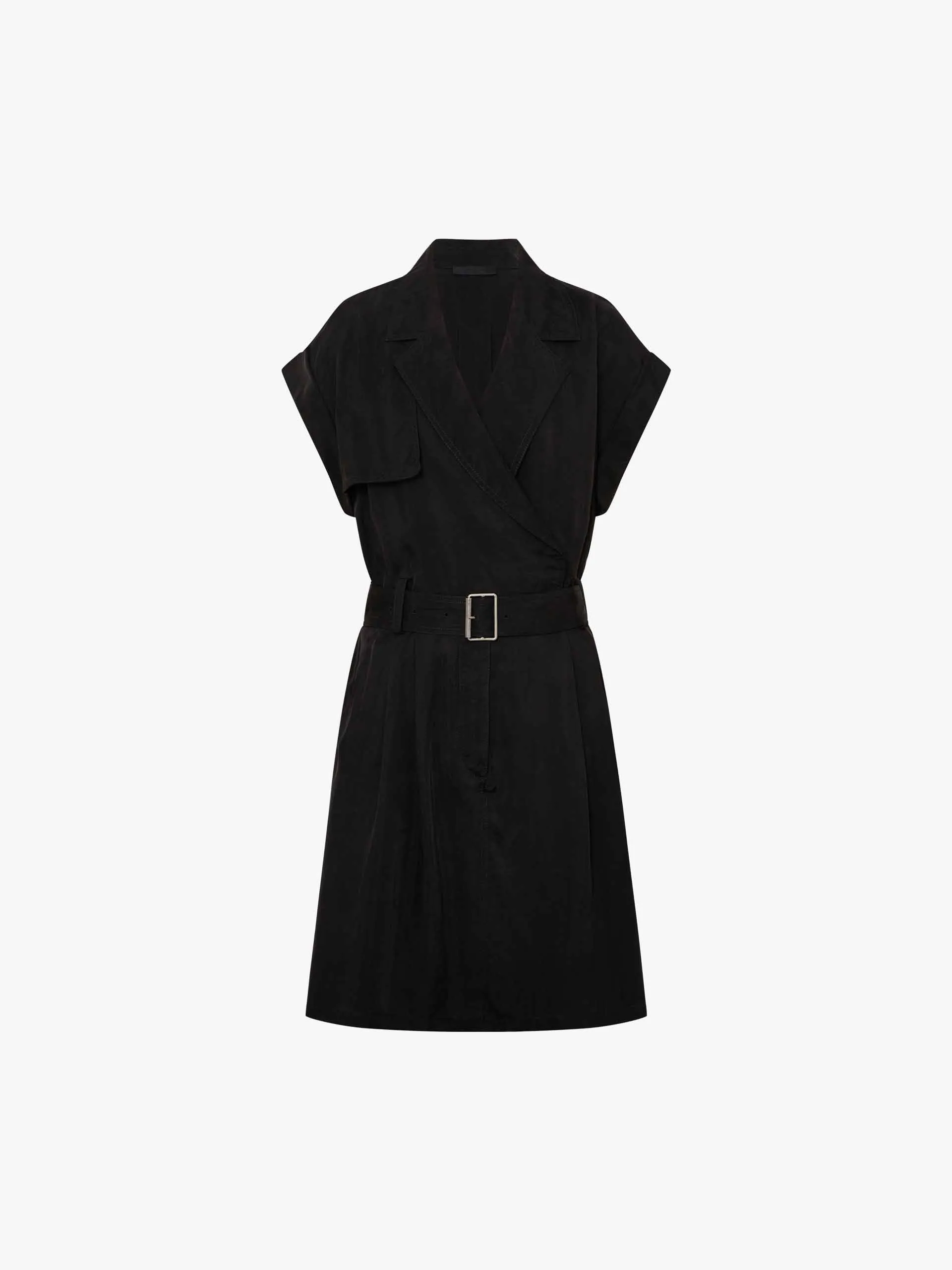 V-neck Black Mini Dress sold by Mo&Co product image thumbnail 5