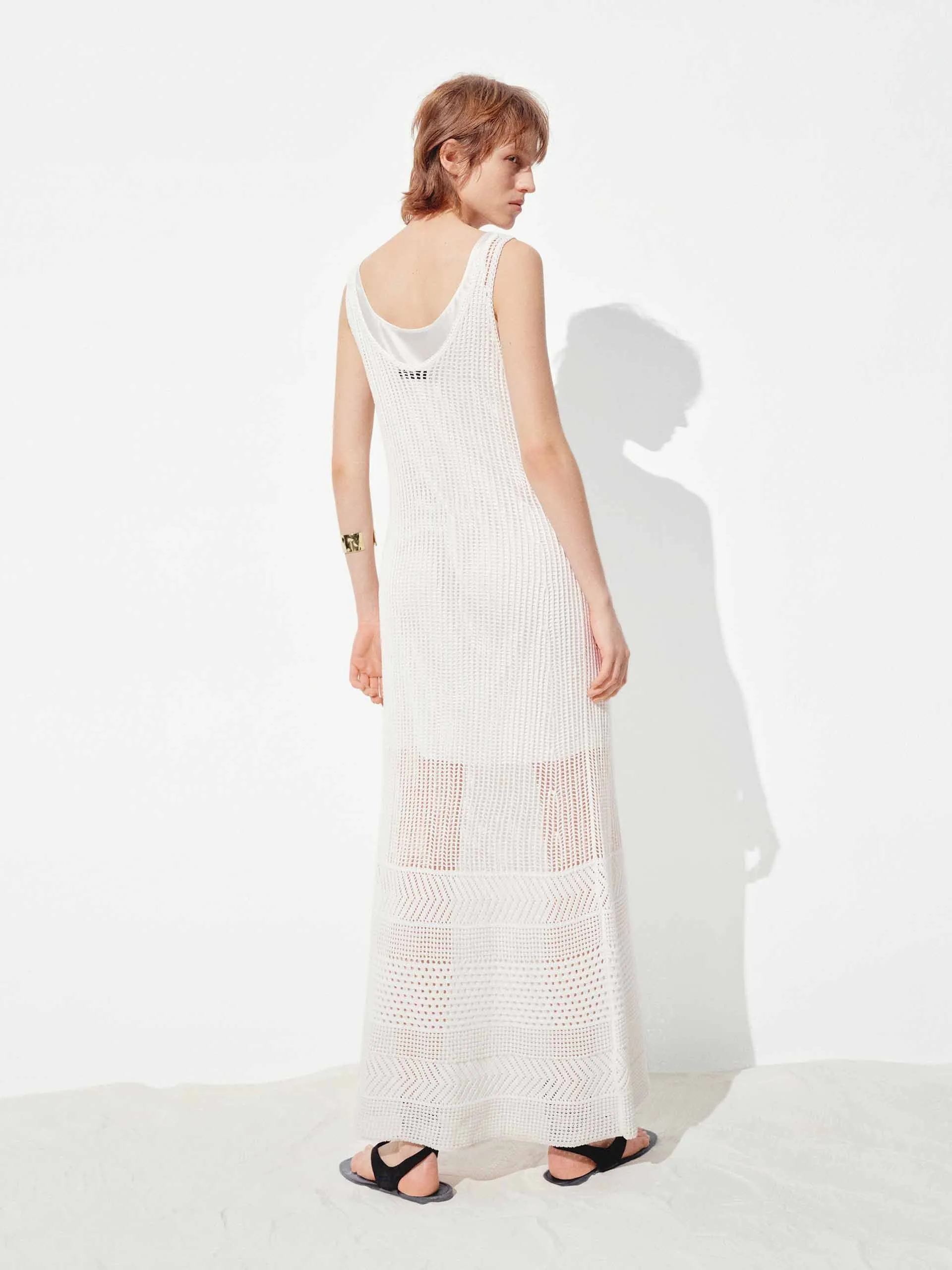 Layered Sleeveless Dress sold by Mo&Co product image thumbnail 3