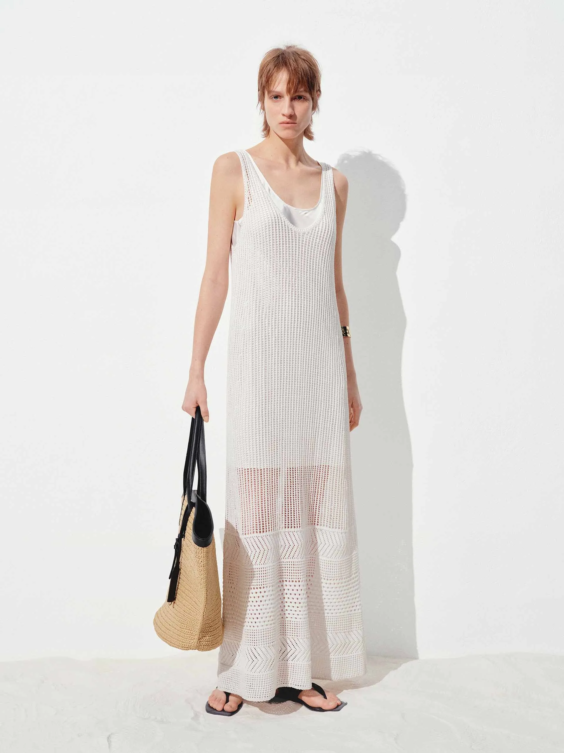 Layered Sleeveless Dress sold by Mo&Co