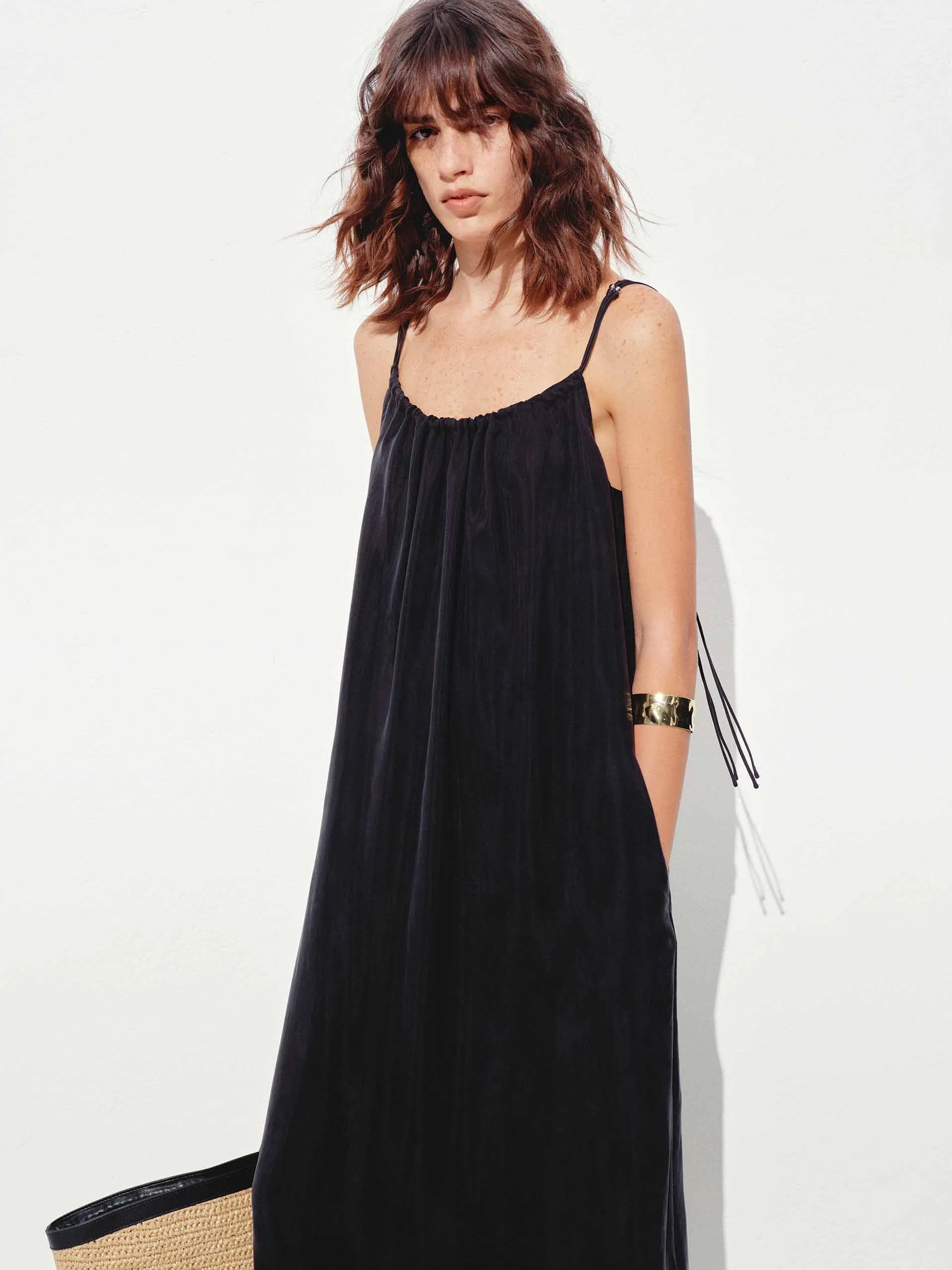 Spaghetti Straps Midi Dress sold by Mo&Co product image thumbnail 4