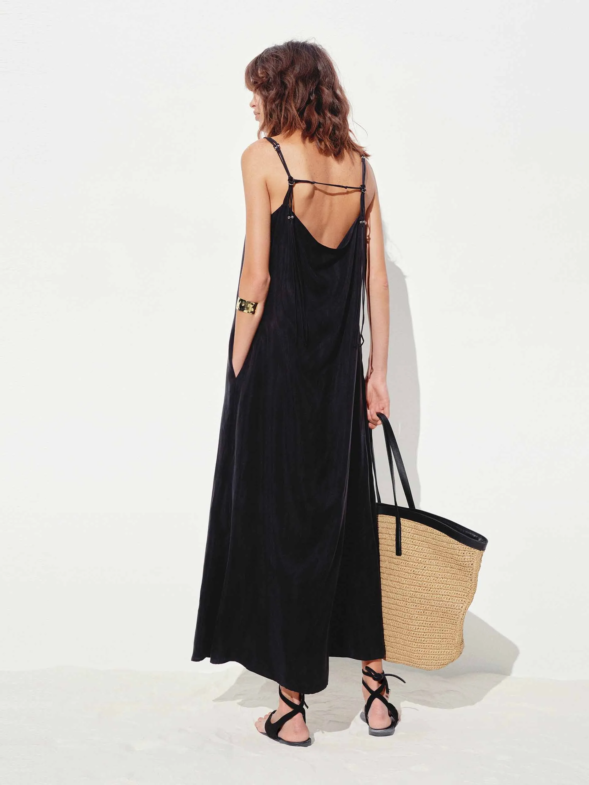 Spaghetti Straps Midi Dress sold by Mo&Co product image thumbnail 3