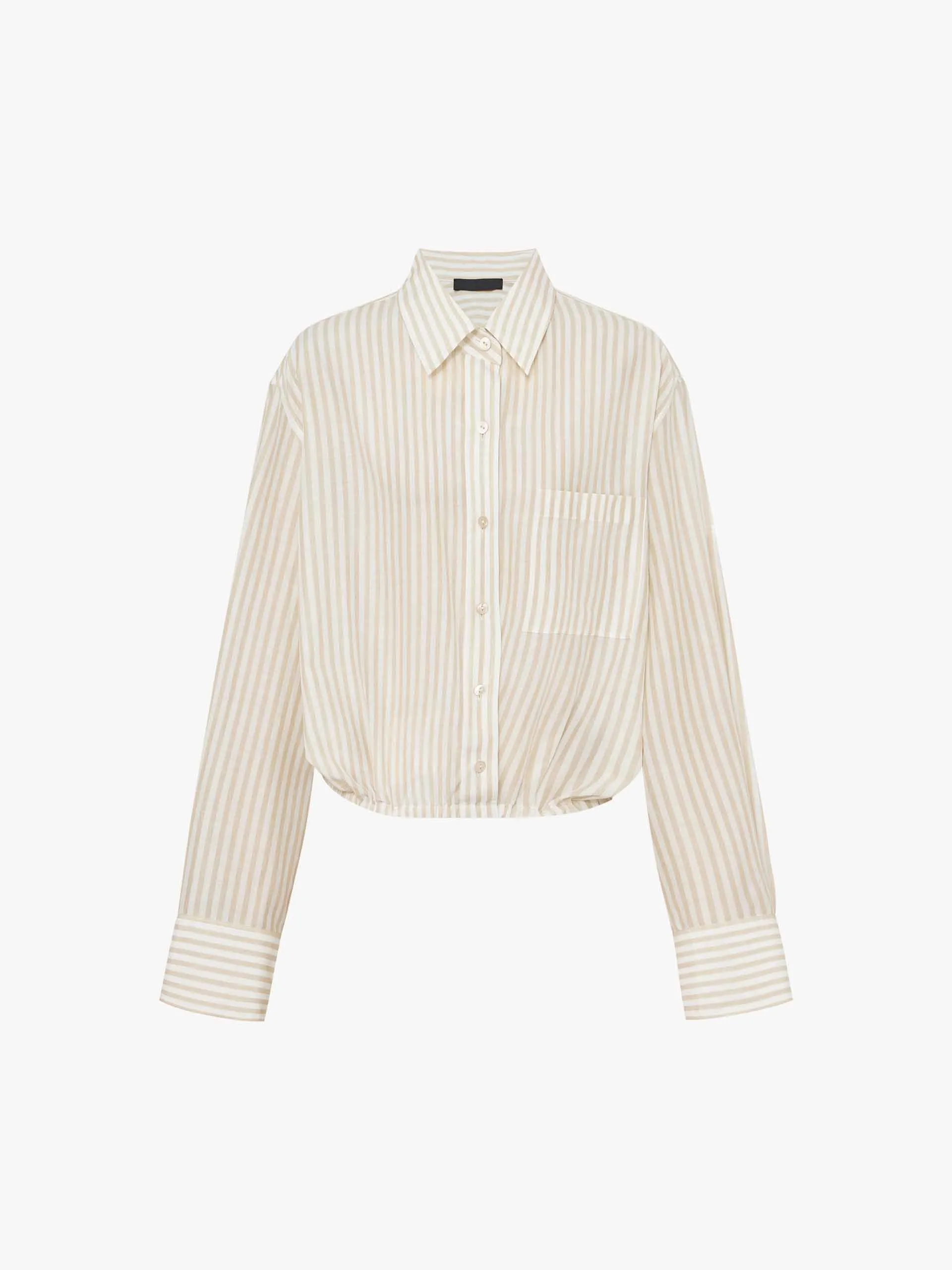 Cropped Striped Blouse sold by Mo&Co product image thumbnail 5