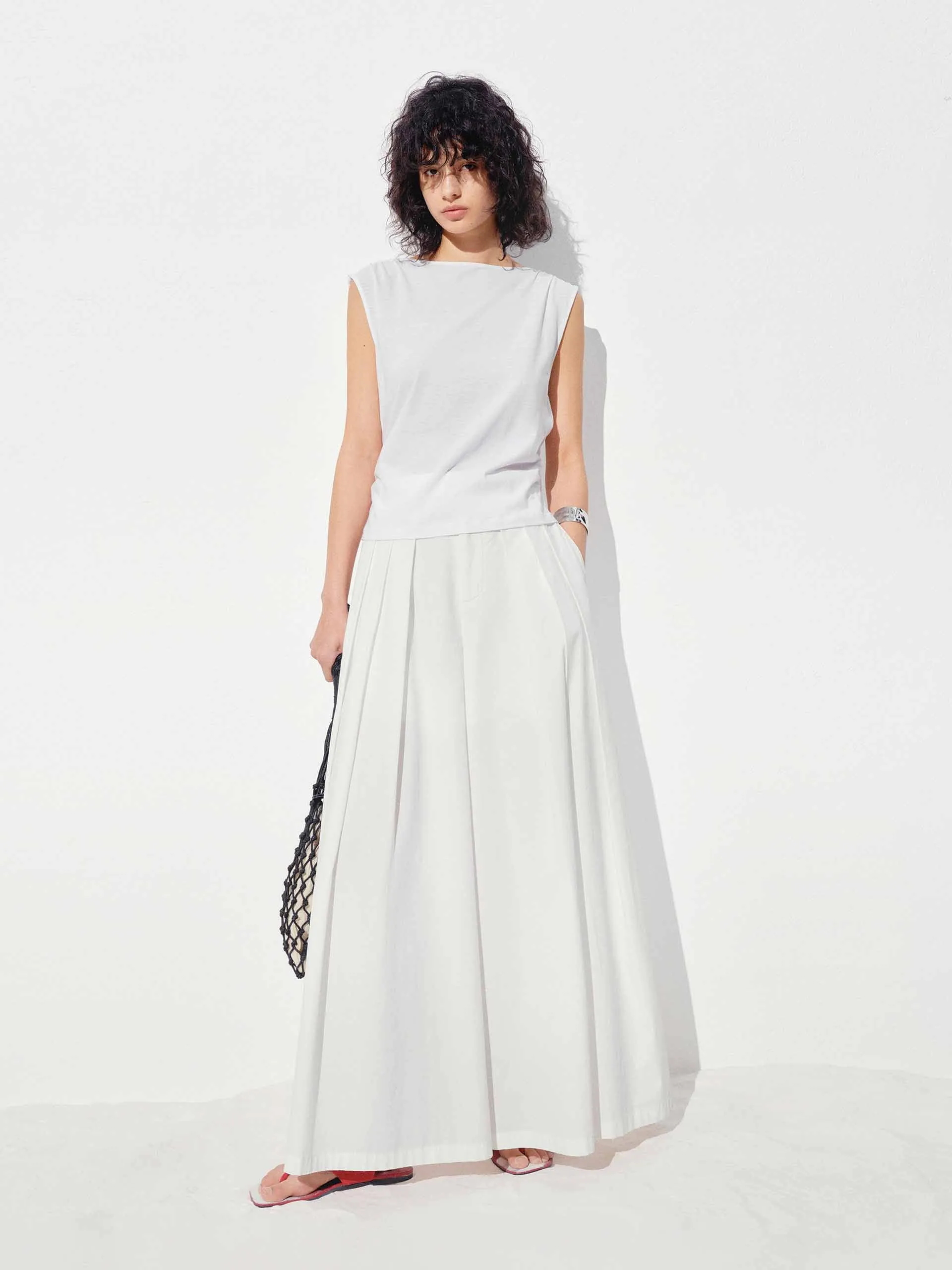 Sleeveless Cotton Blouse sold by Mo&Co product image thumbnail 2