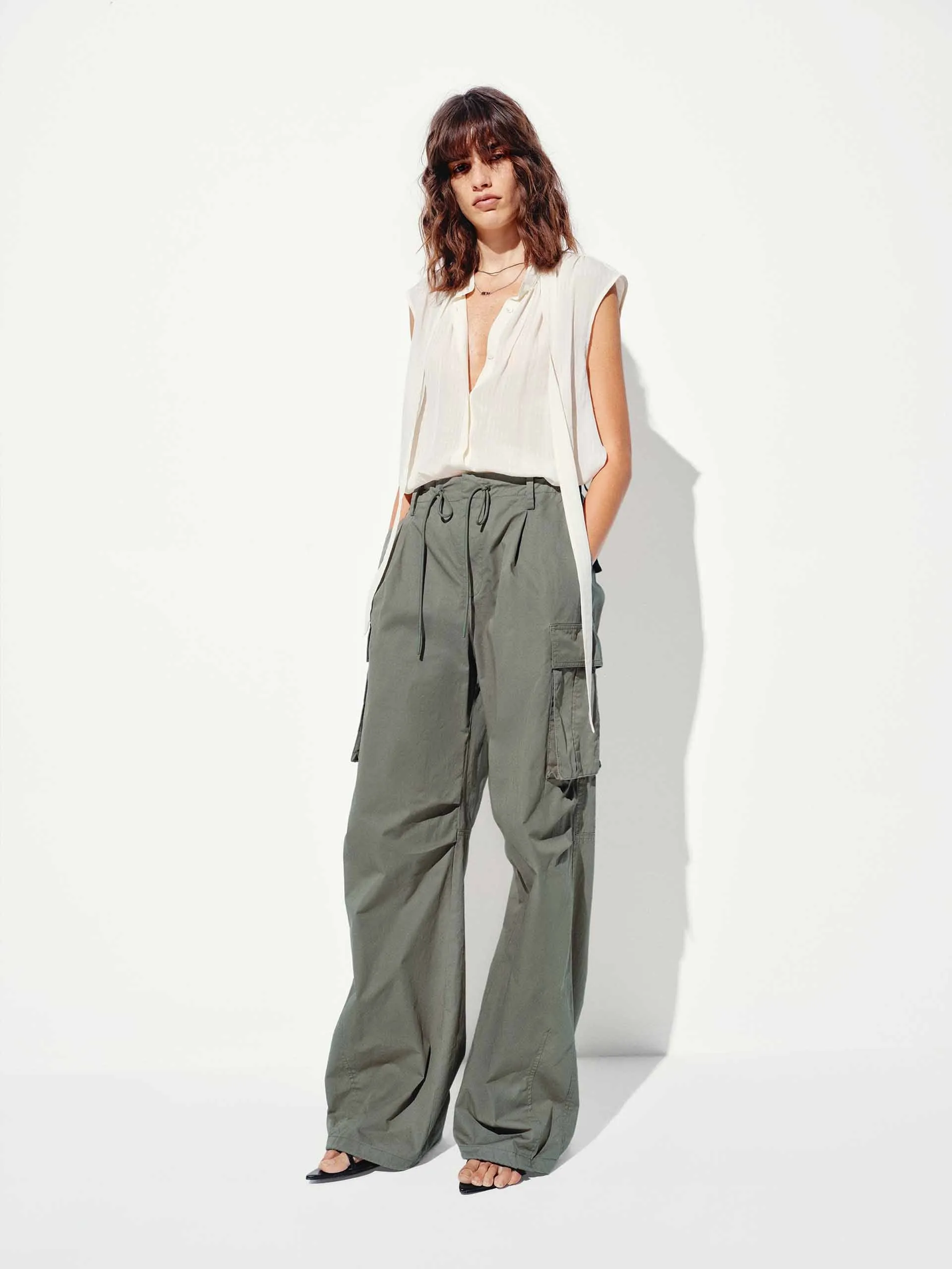 Tie Detail Sleeveless Blouse sold by Mo&Co product image thumbnail 2