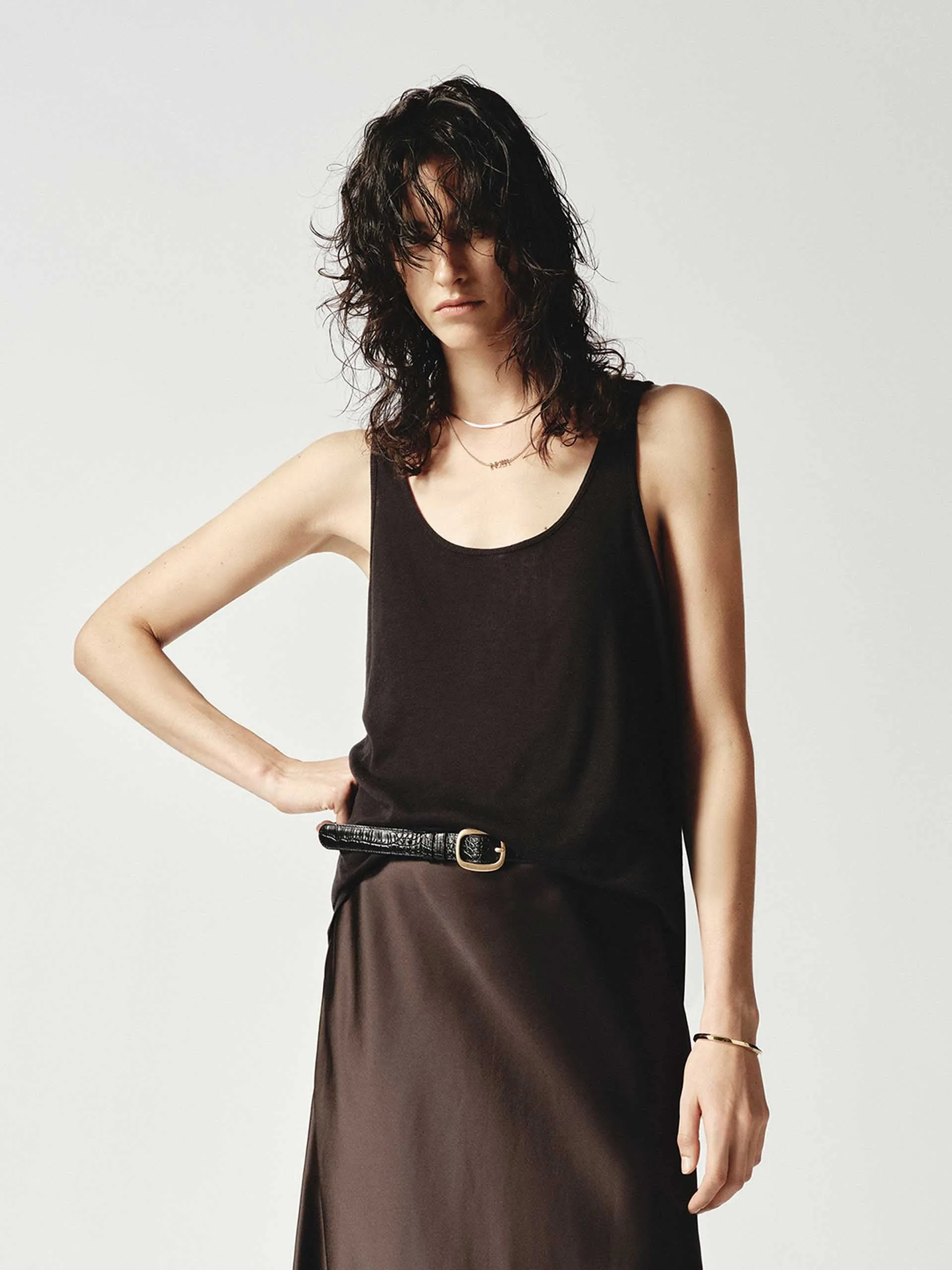 Wool Blend Lightweight Tank sold by Mo&Co