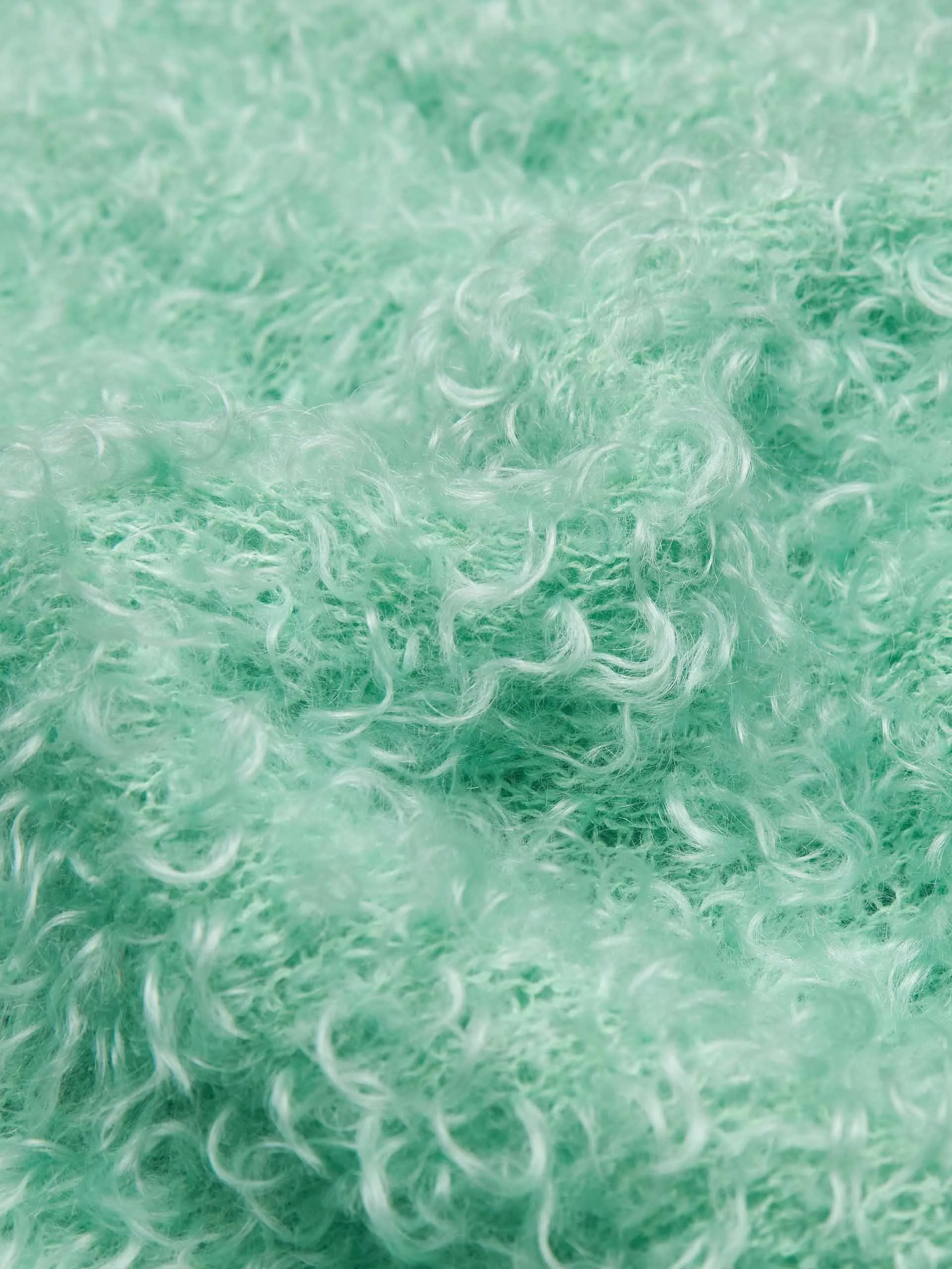 Fluffy Boucle Knit Cardigan sold by Mo&Co product image thumbnail 4