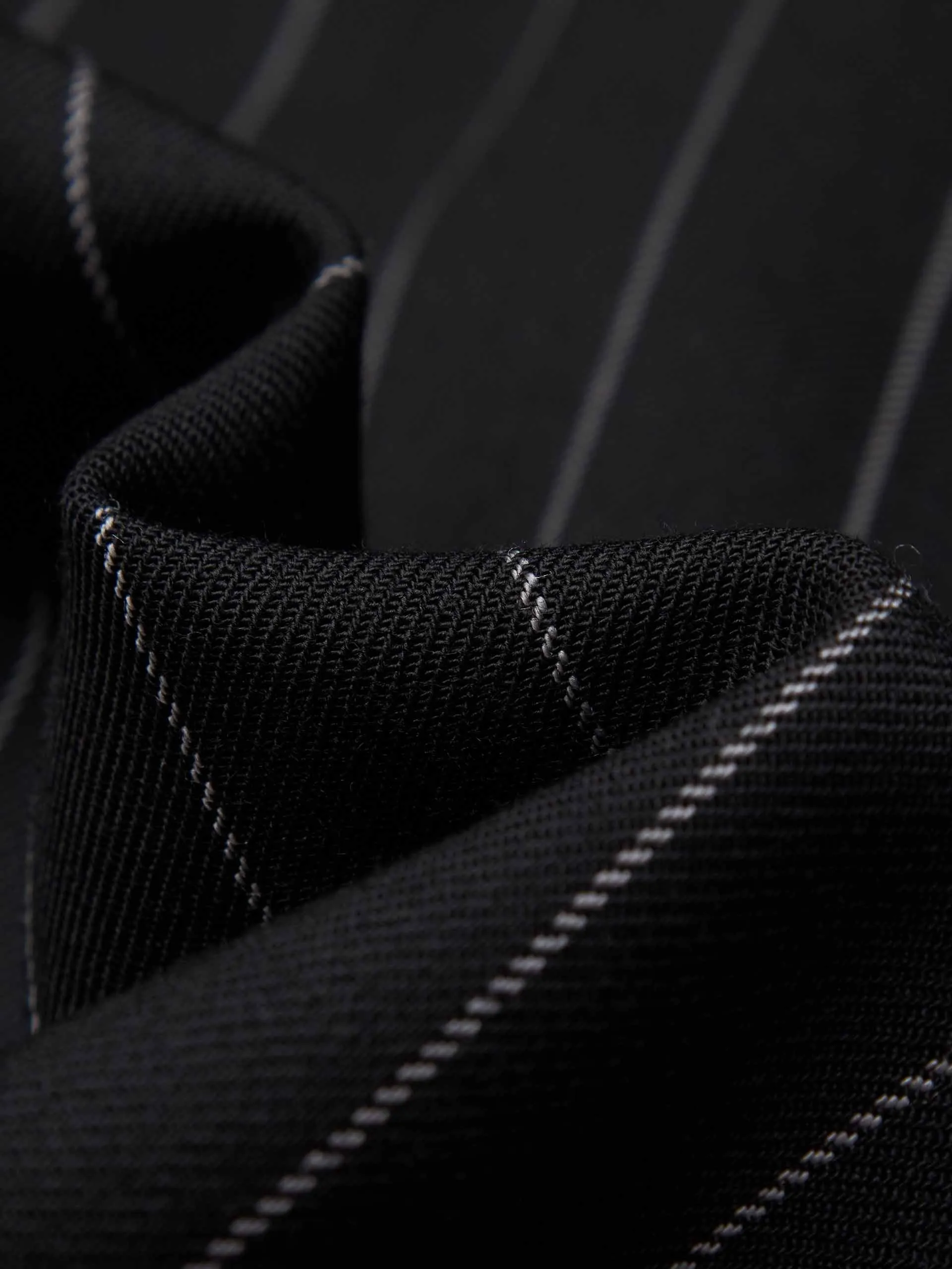 Wool Striped Straight Trousers sold by Mo&Co product image thumbnail 4