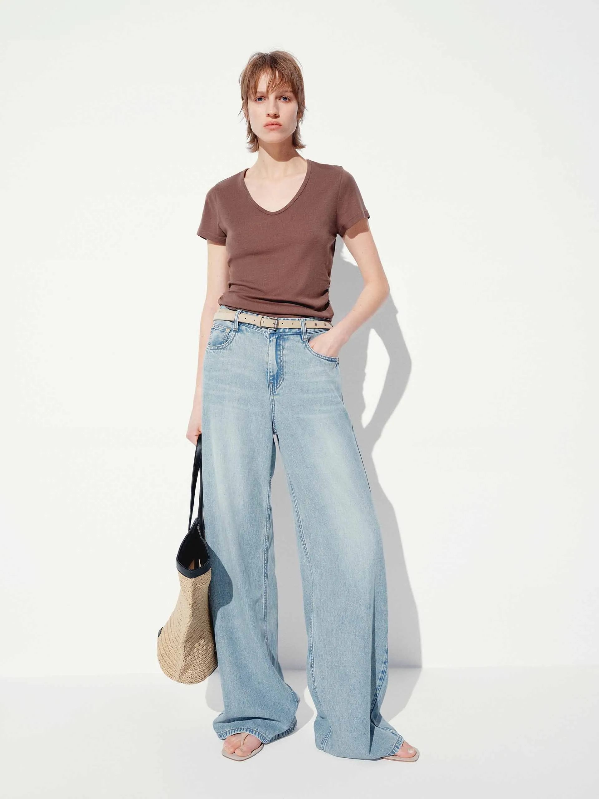 Light Blue Washed Jeans sold by Mo&Co product image thumbnail 2