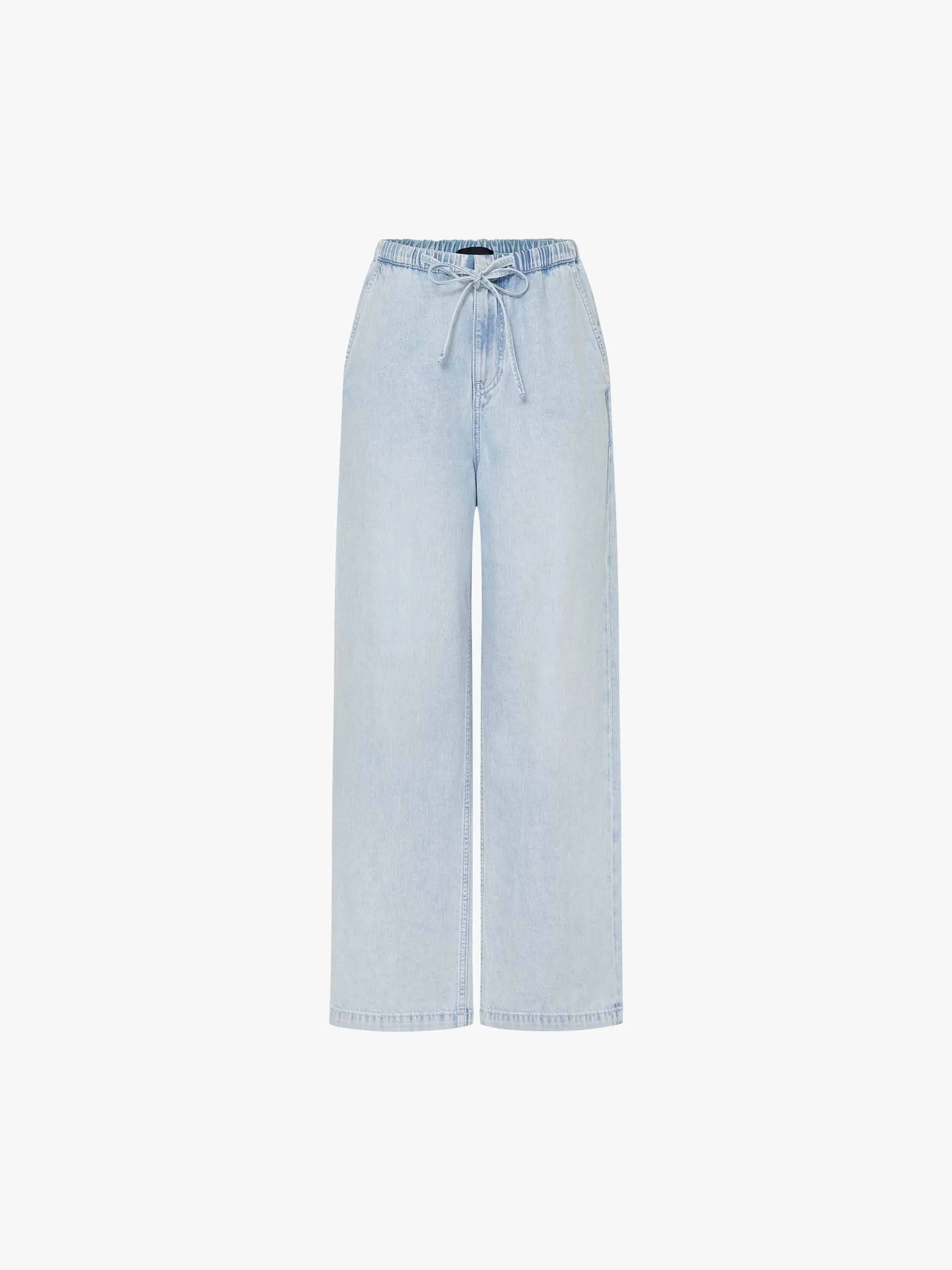 Drawstring Straight Jeans sold by Mo&Co product image thumbnail 5