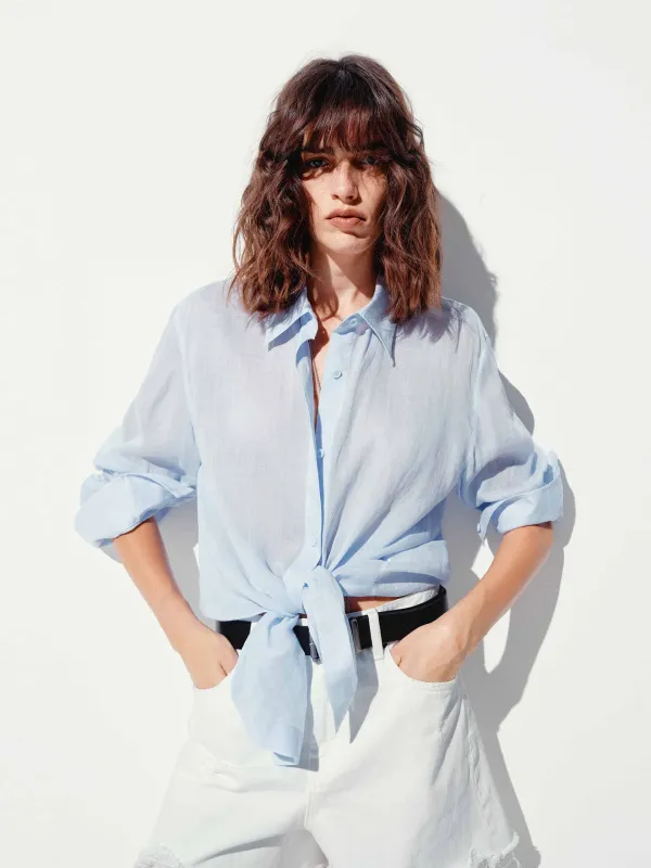 Lightweight Ramie Shirt sold by Mo&Co