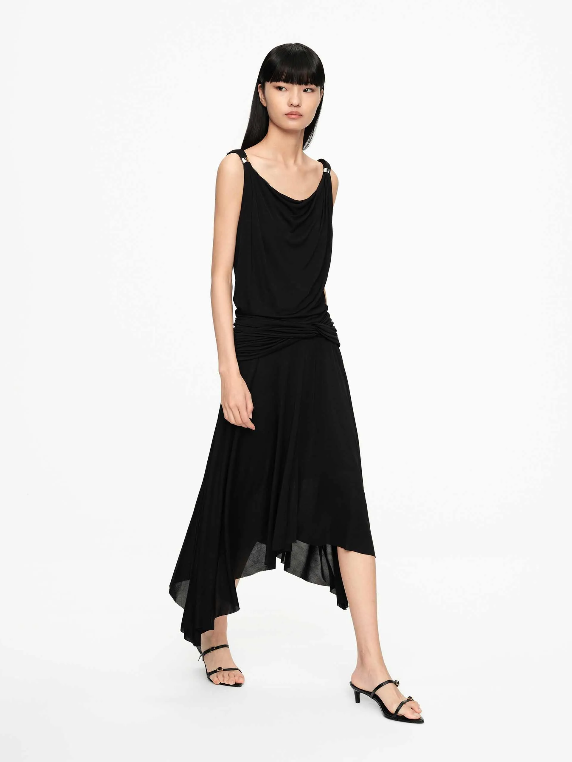 Flowy Hem Sleeveless Dress sold by Mo&Co product image thumbnail 2