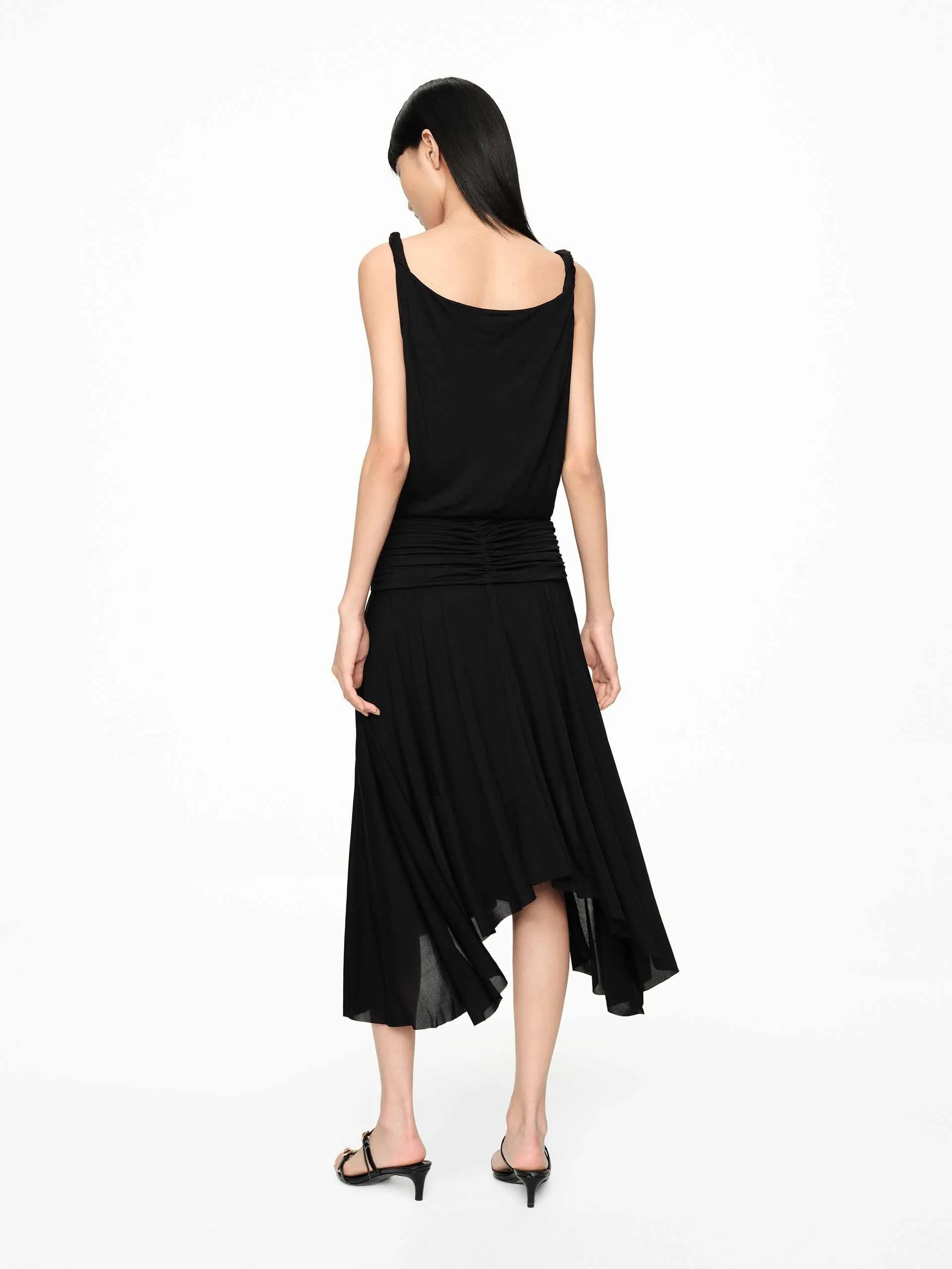 Flowy Hem Sleeveless Dress sold by Mo&Co product image thumbnail 3