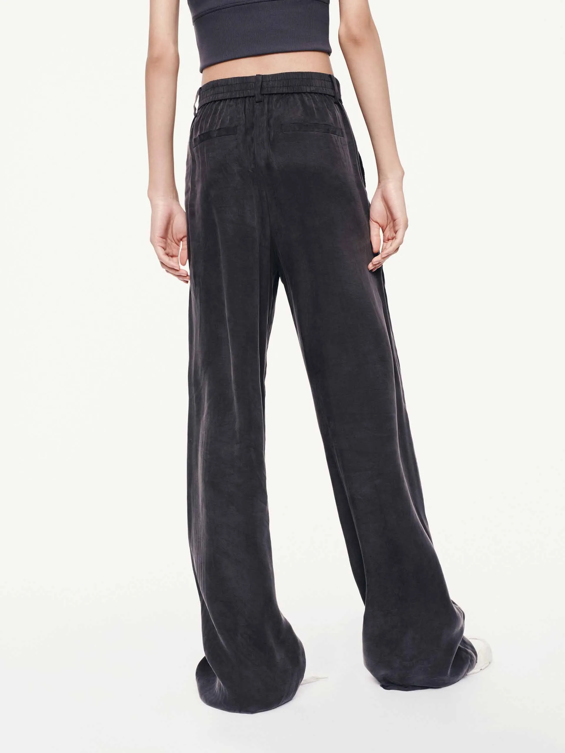 Suede Texture Straight Pants sold by Mo&Co product image thumbnail 4