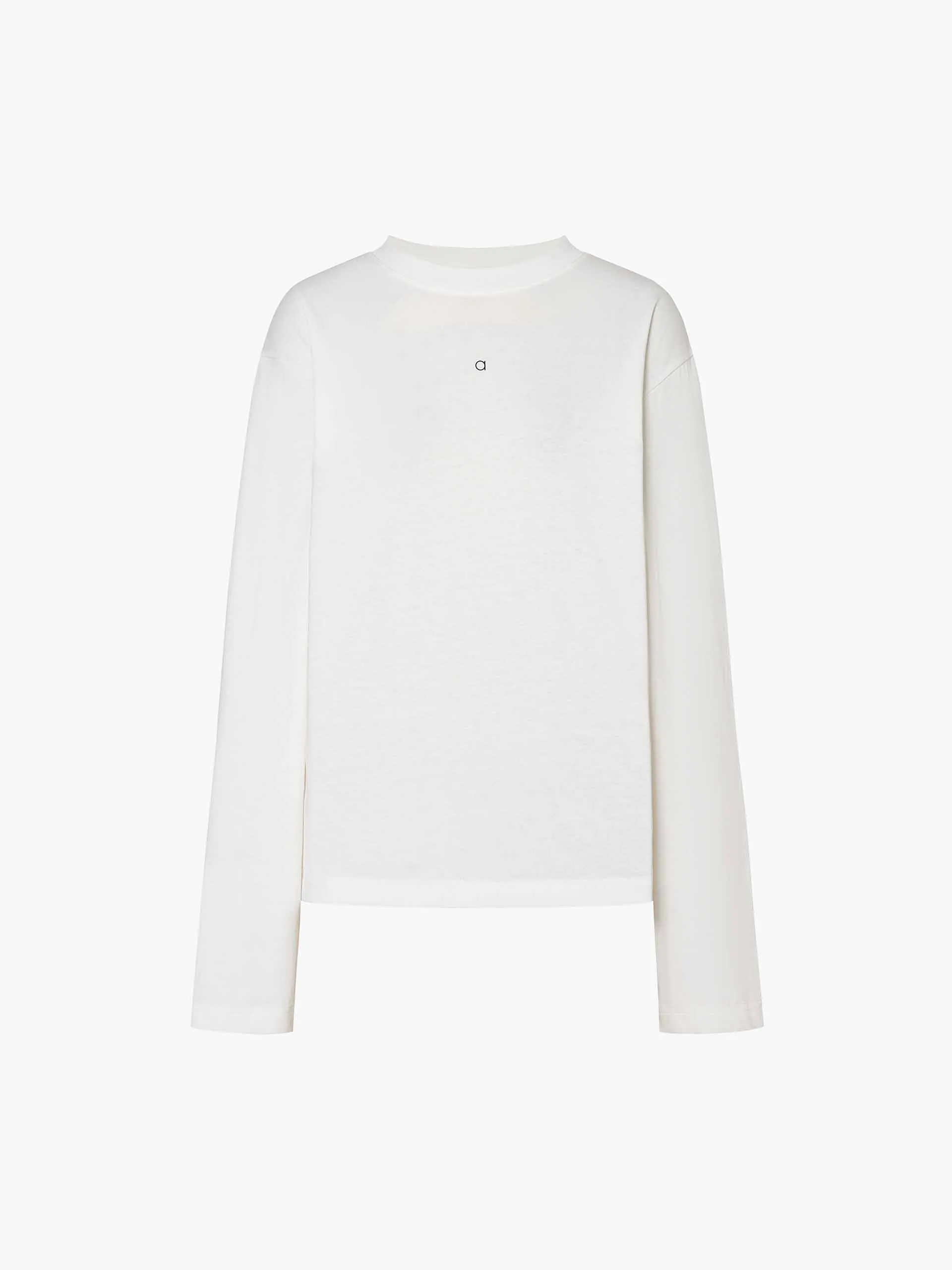 Crewneck Cotton Blend T-shirt sold by Mo&Co product image thumbnail 5