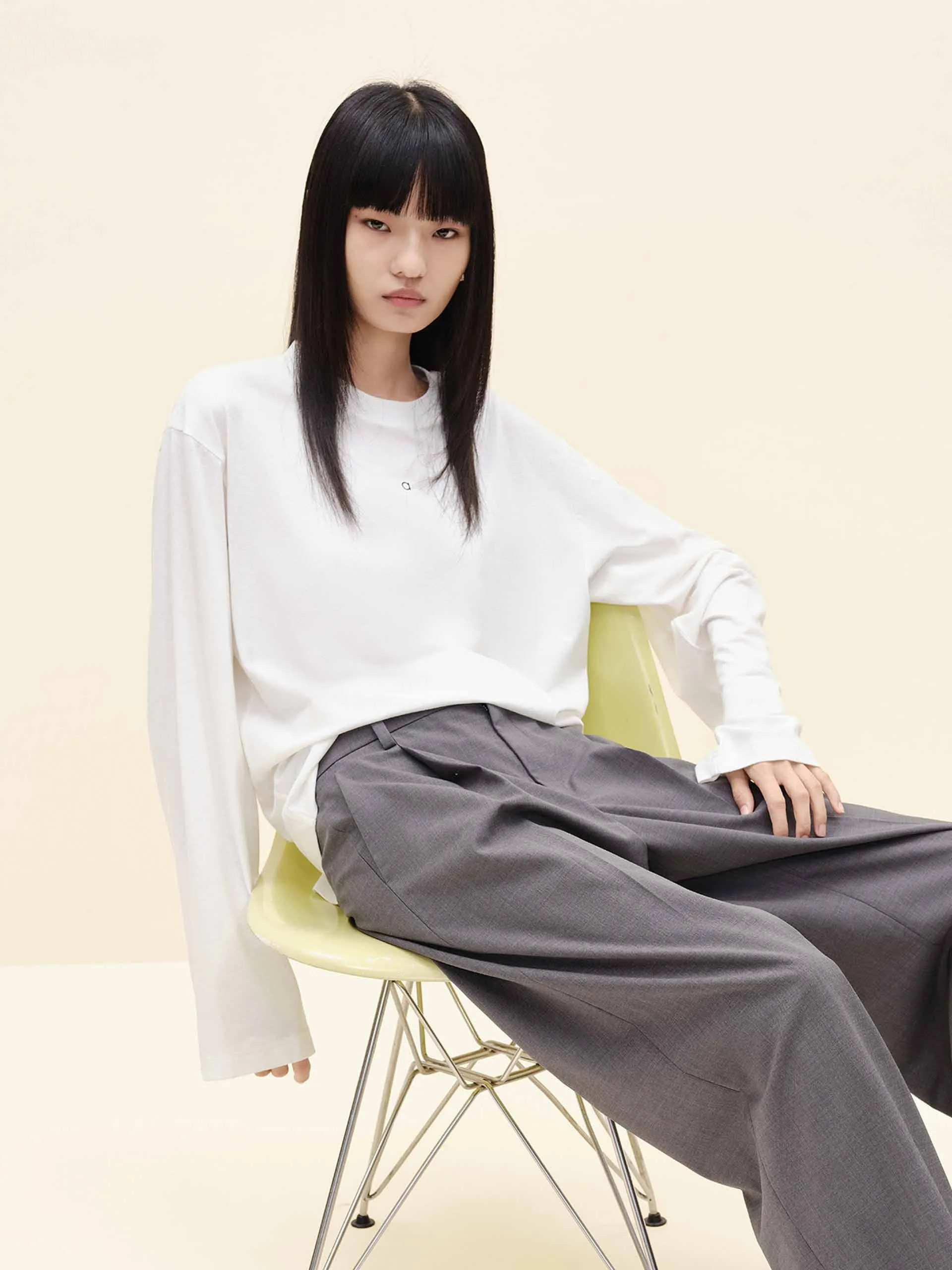 Crewneck Cotton Blend T-shirt sold by Mo&Co product image thumbnail 3