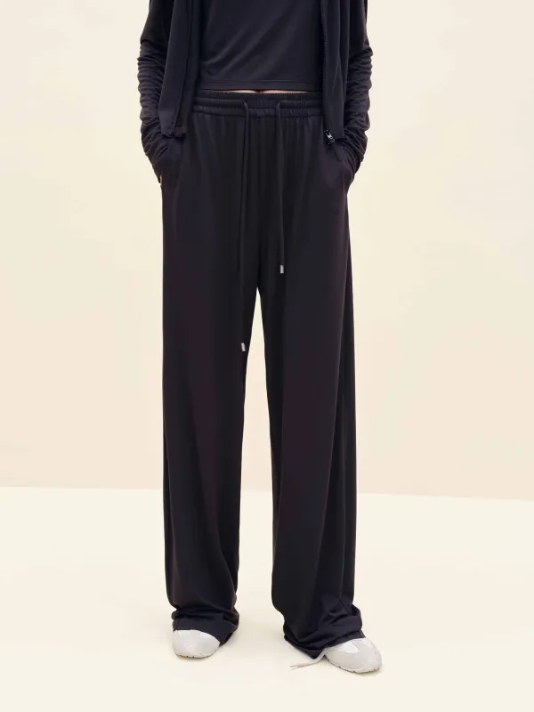 High Waist Drawstring Trousers sold by Mo&Co
