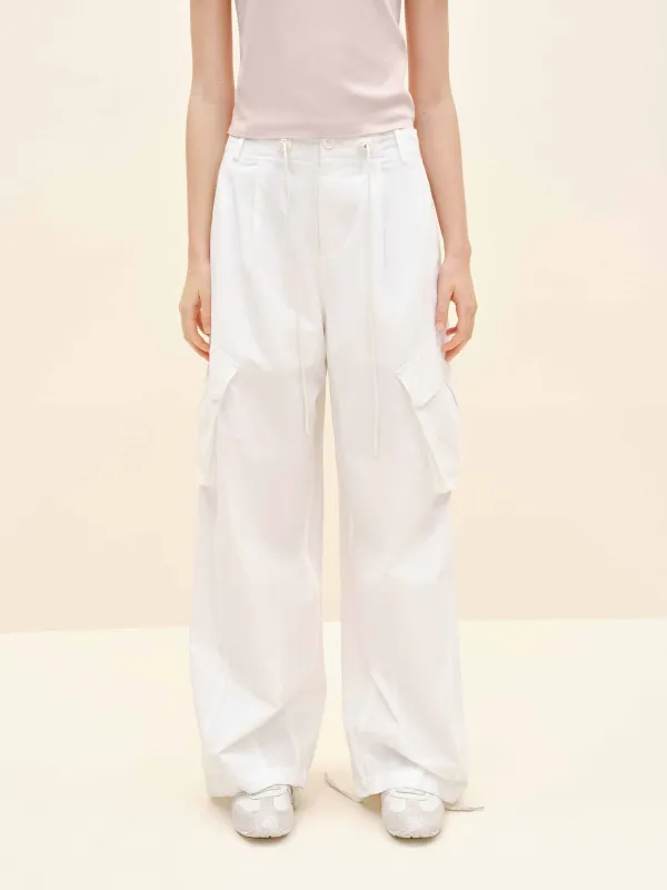 Drawstring Cargo Trousers sold by Mo&Co