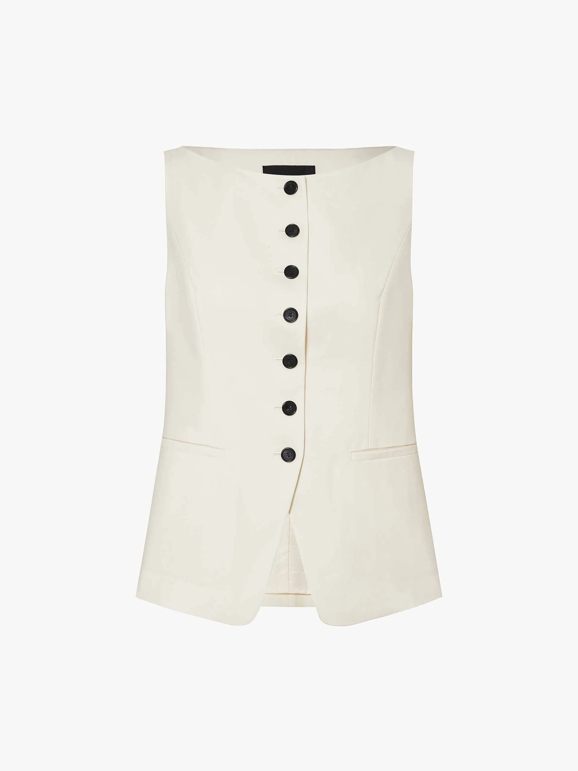 Sleeveless Boat Neck Top sold by Mo&Co product image thumbnail 5