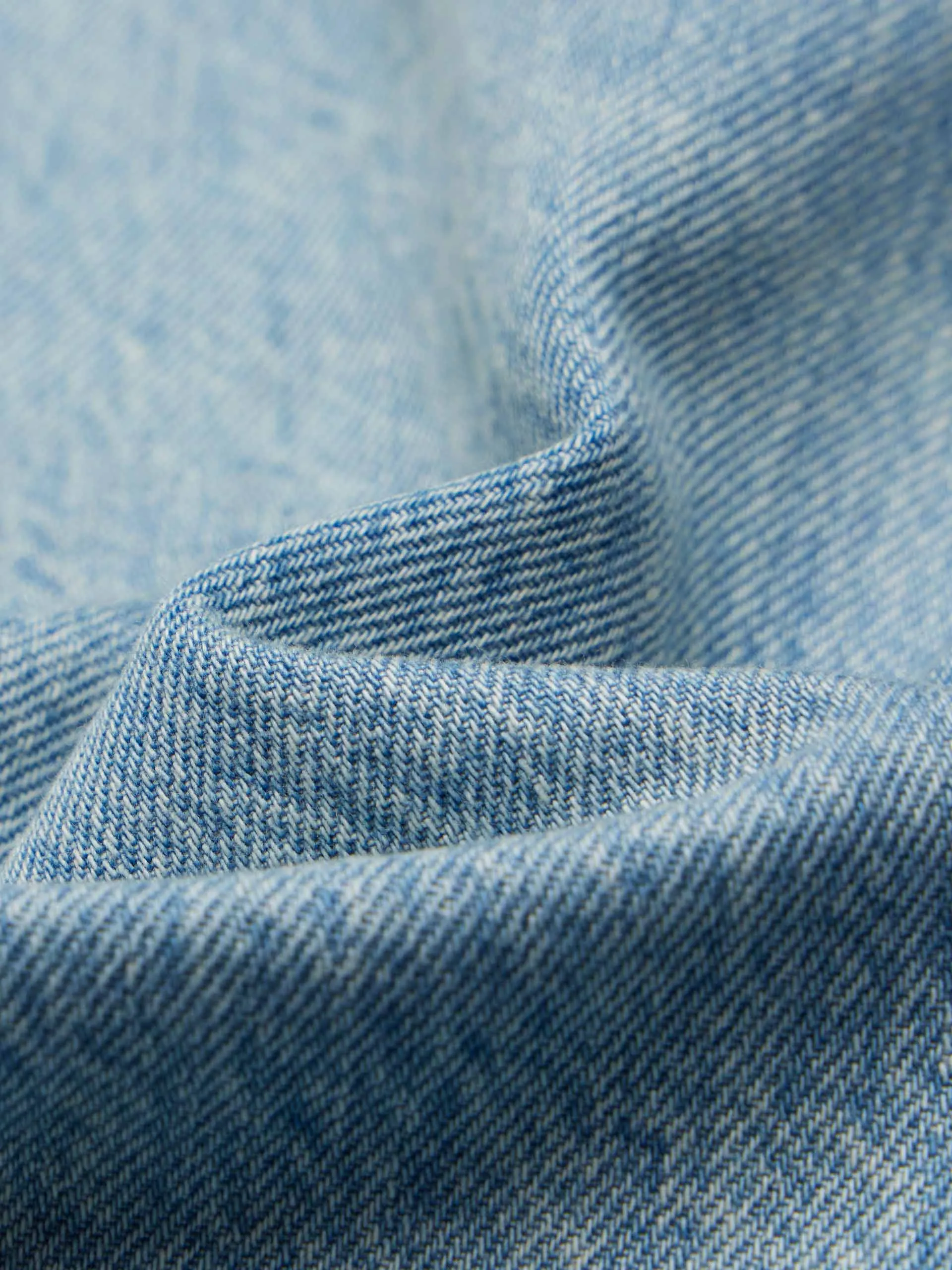 Relaxed Cotton Denim Jumpsuit sold by Mo&Co product image thumbnail 4