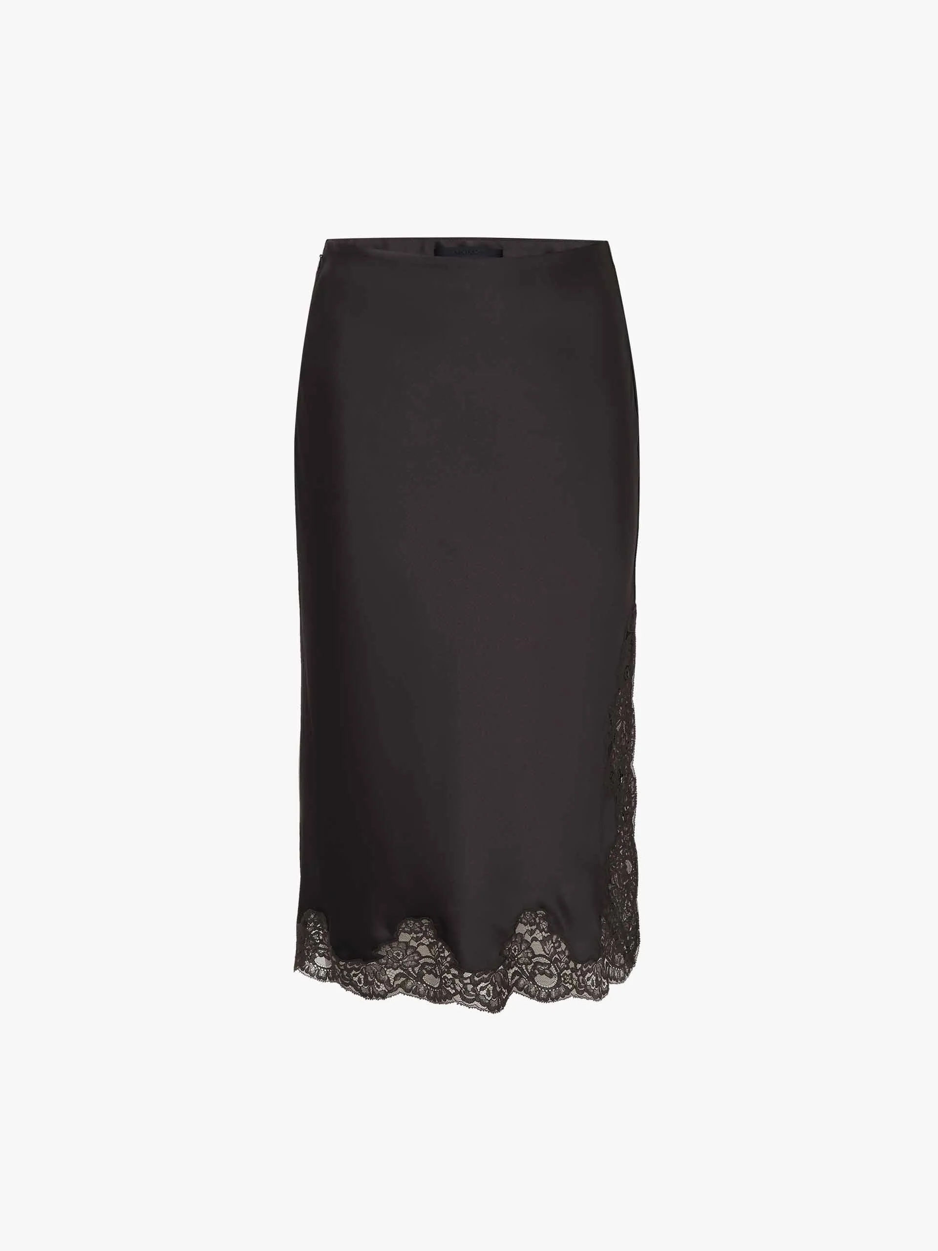 Lace Hem Satin Skirt sold by Mo&Co product image thumbnail 5