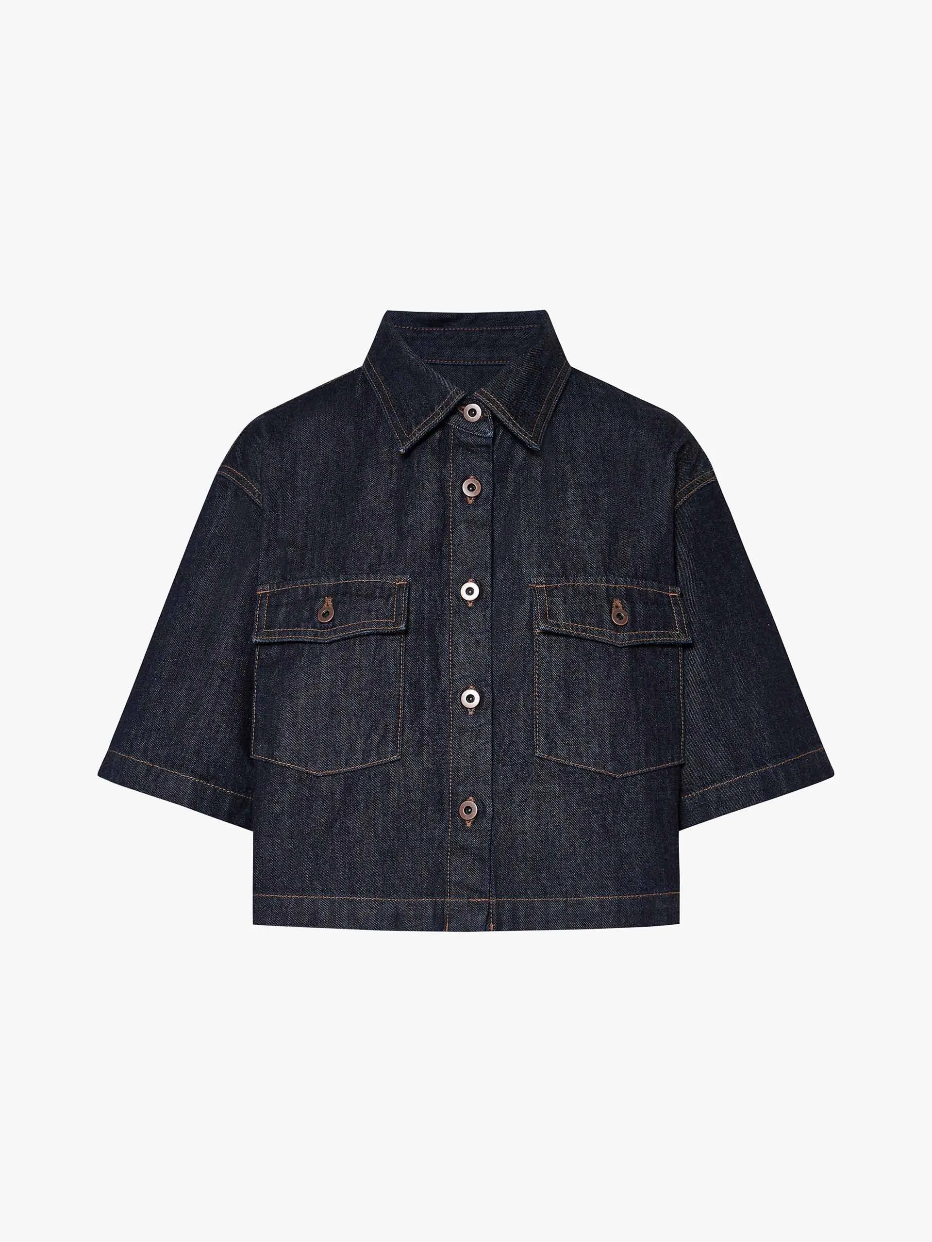 Cropped Fit Cotton Jacket sold by Mo&Co product image thumbnail 5