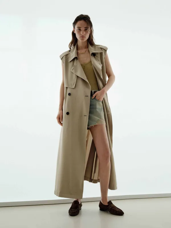 Double-breasted Midi Dress sold by Mo&Co