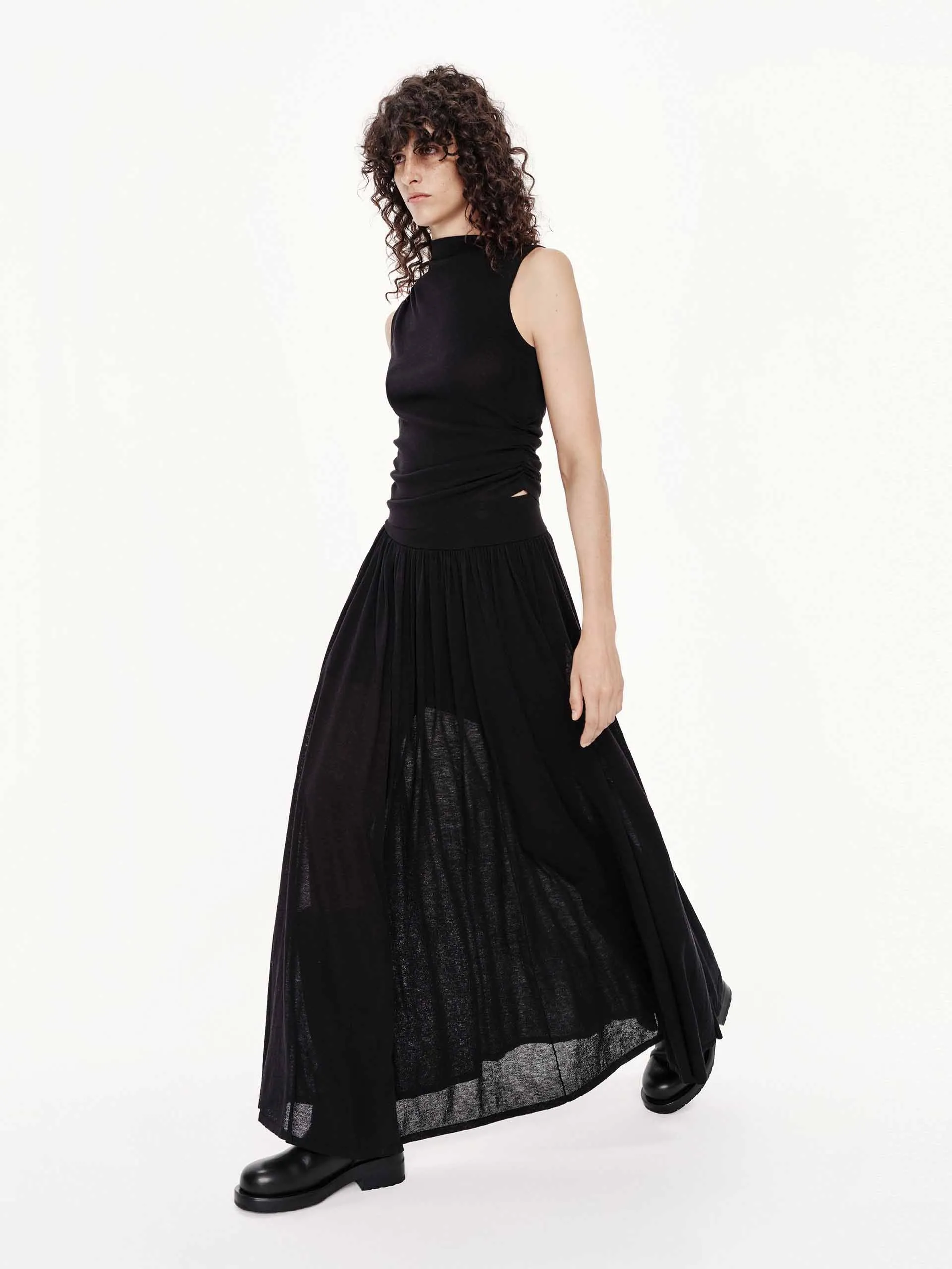 Two-piece Cotton Blend Dress sold by Mo&Co product image thumbnail 2