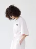 Cotton Round Neck Cropped T-Shirt sold by Mo&Co