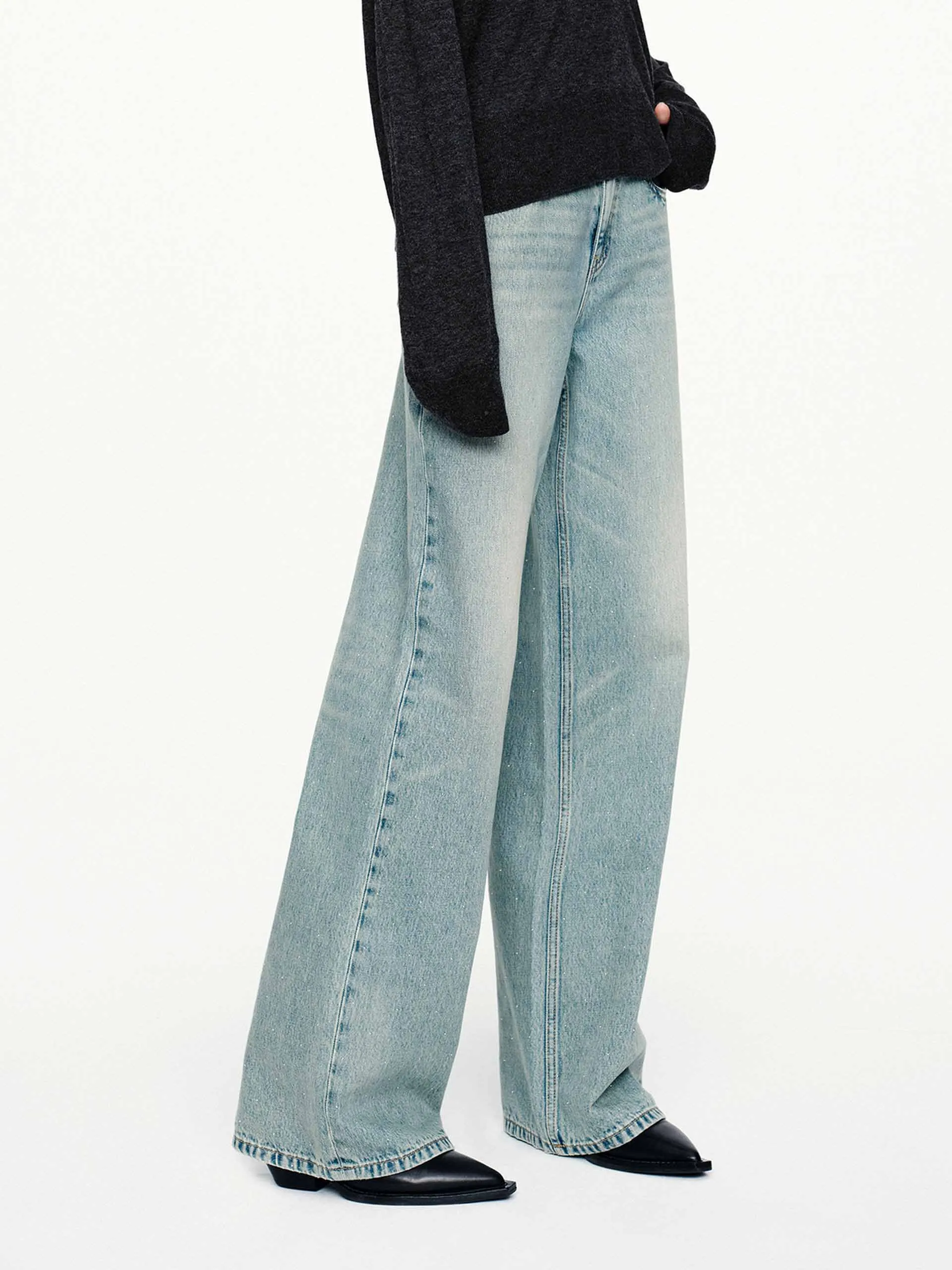 Pure Cotton Washed Jeans sold by Mo&Co product image thumbnail 3