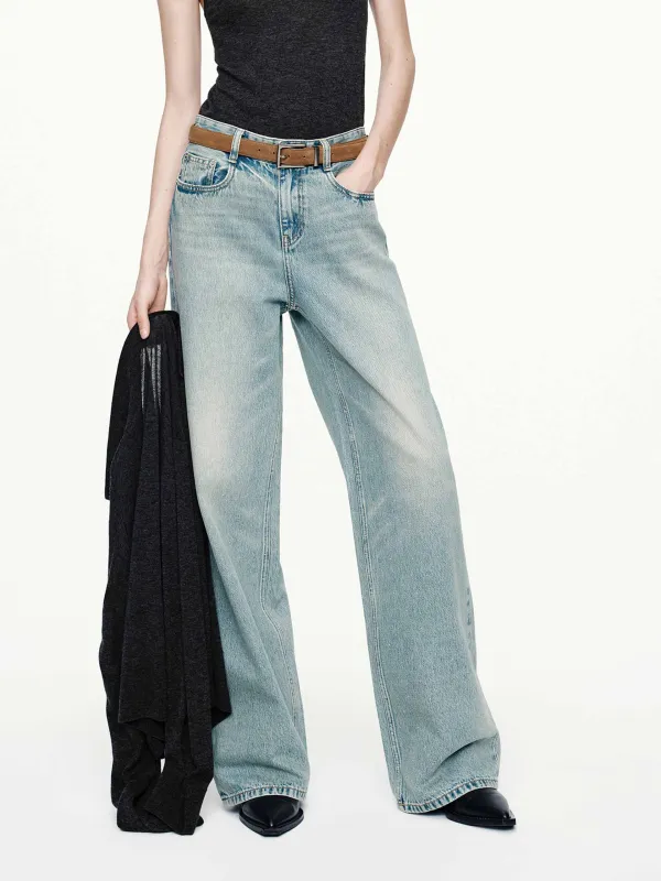 Pure Cotton Washed Jeans sold by Mo&Co