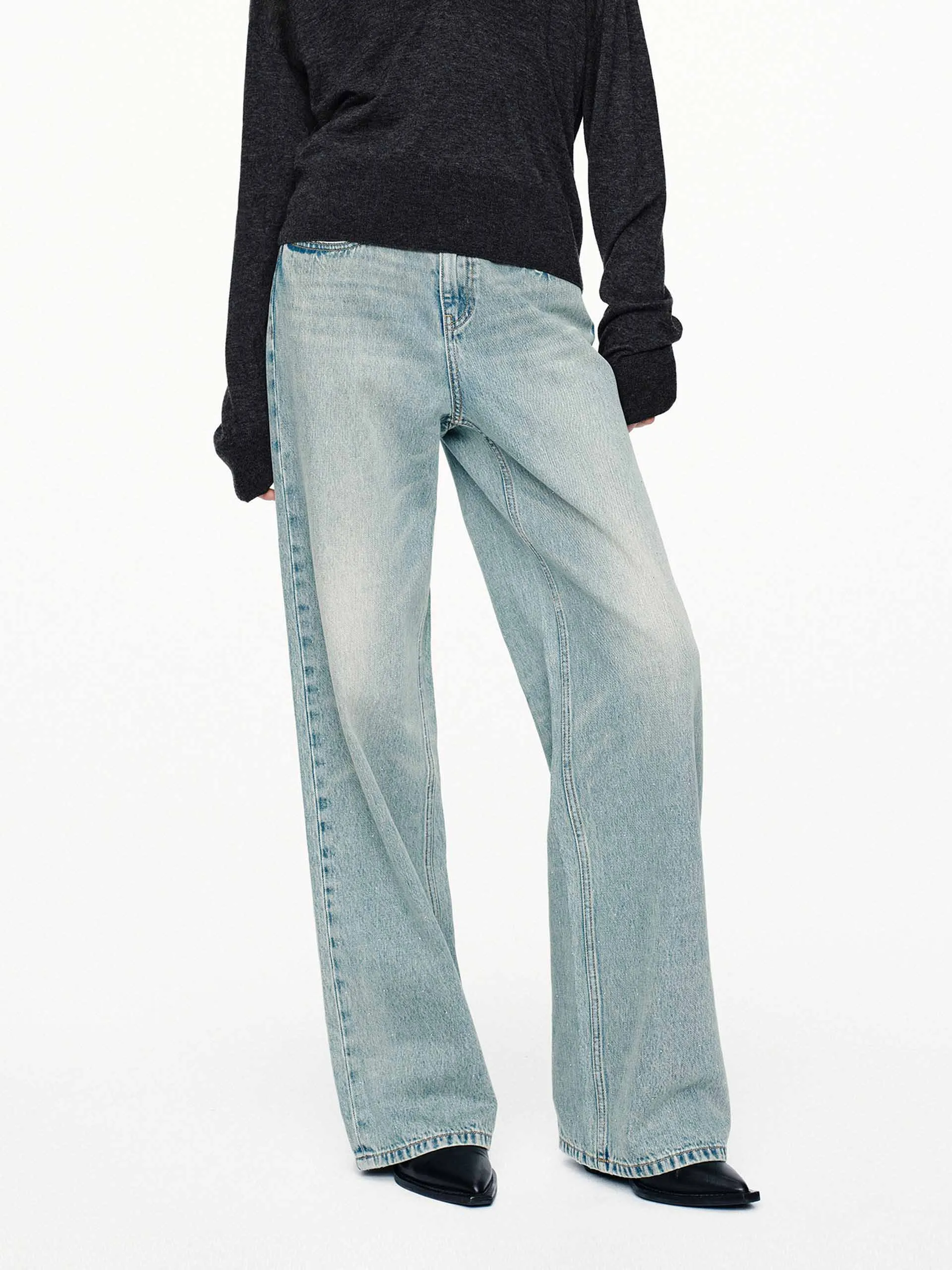 Pure Cotton Washed Jeans sold by Mo&Co product image thumbnail 5